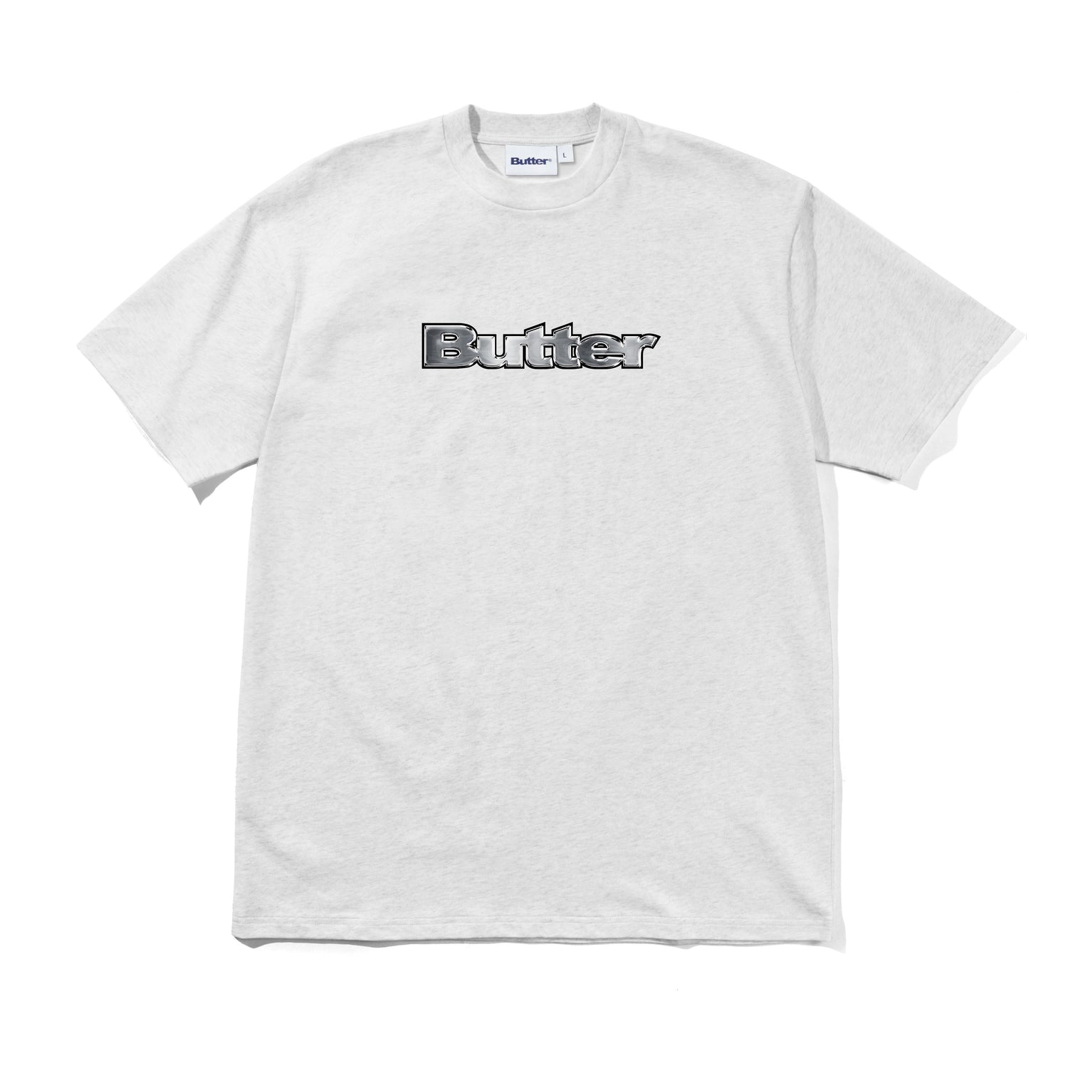 Chrome Logo Tee, Ash