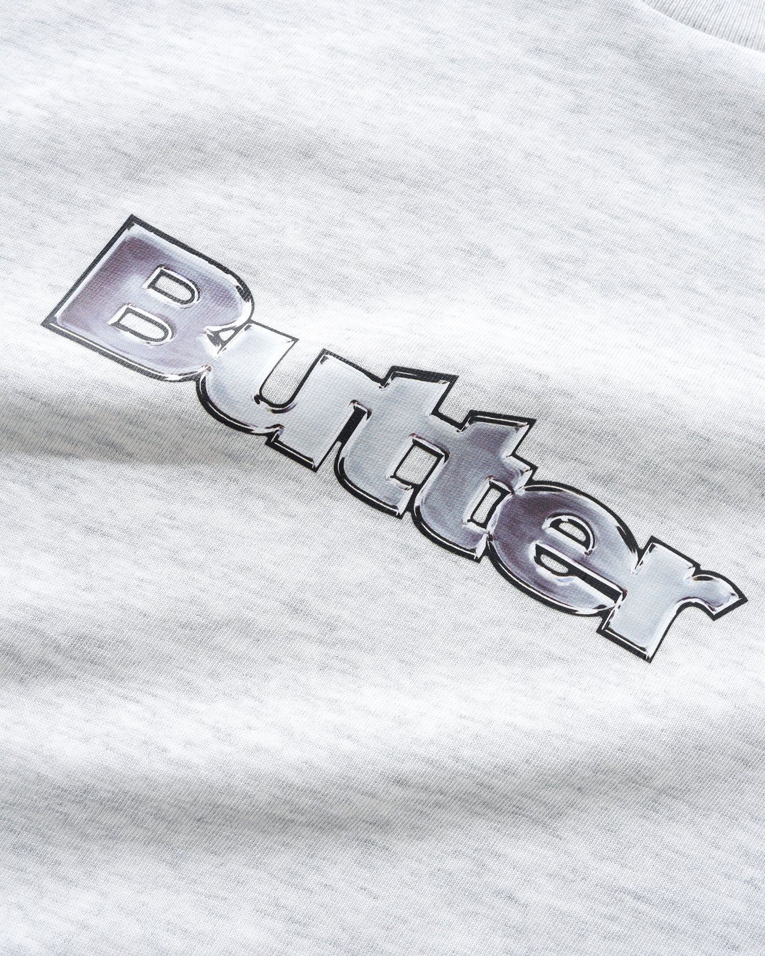 Chrome Logo Tee, Ash