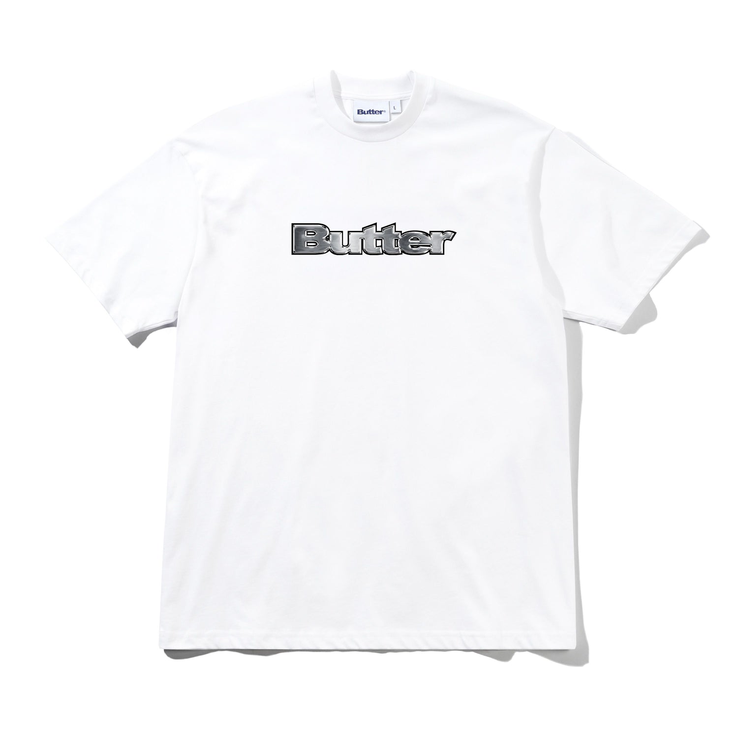 Chrome Logo Tee, White