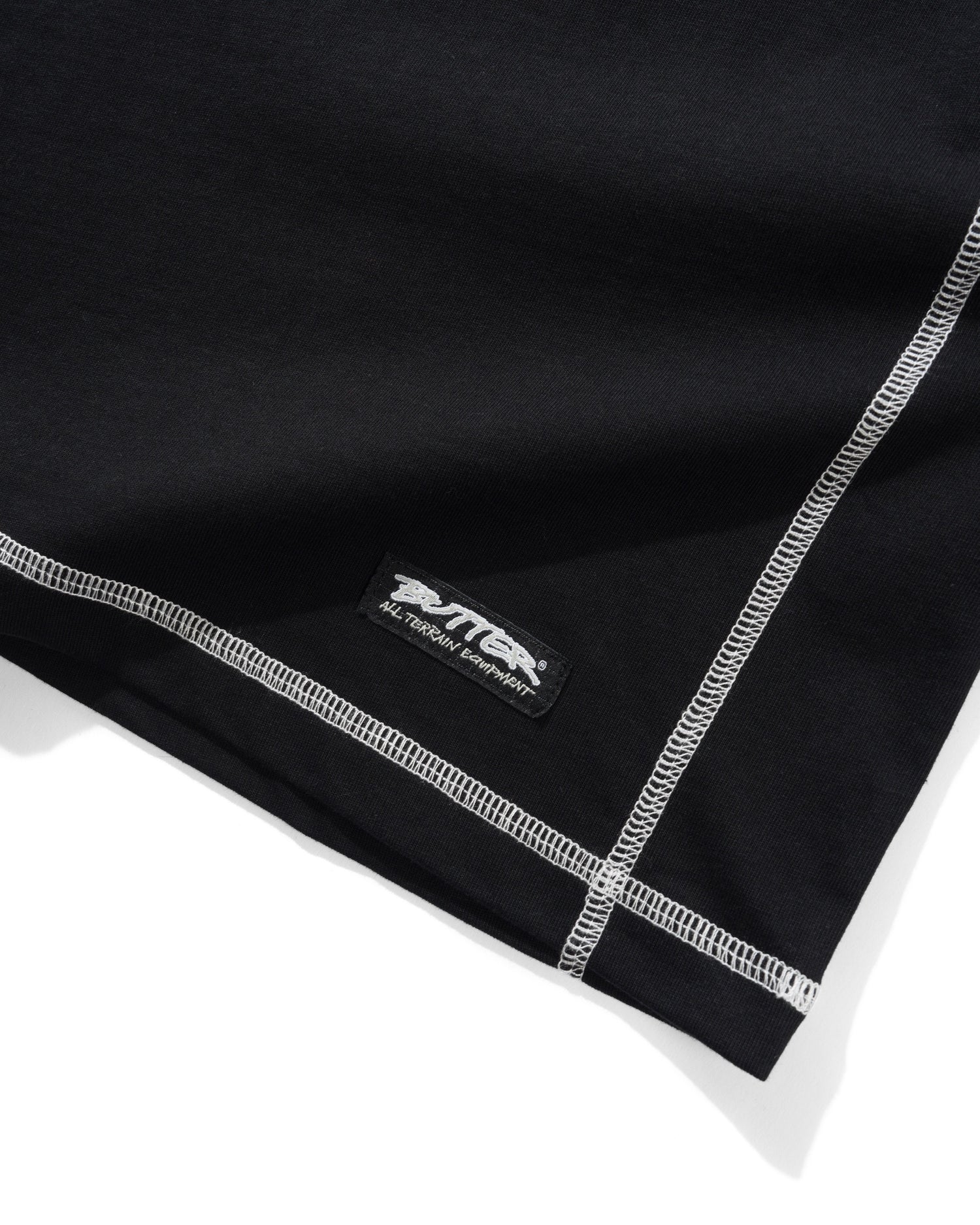 Cliff Contrast Tee, Black