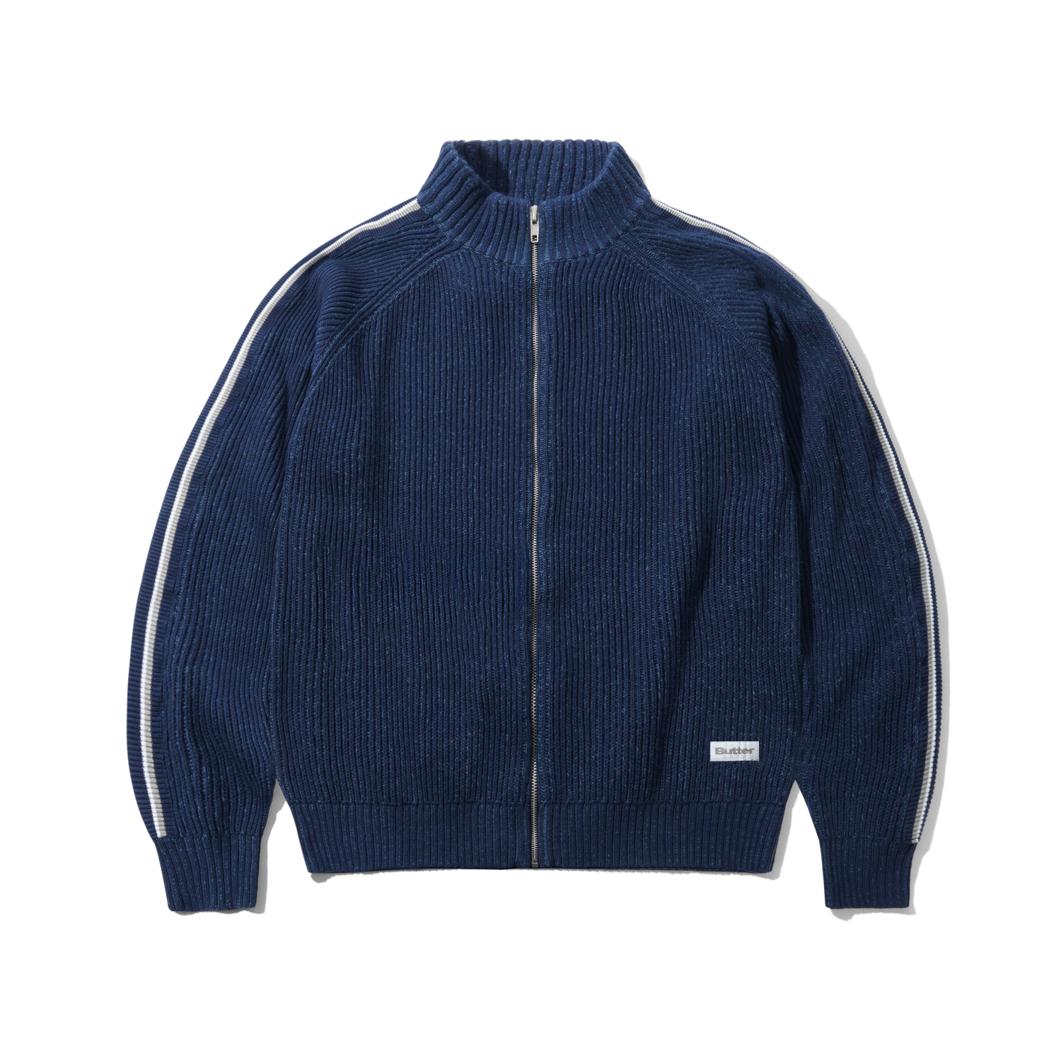 Club Zip-Thru Knit, Navy
