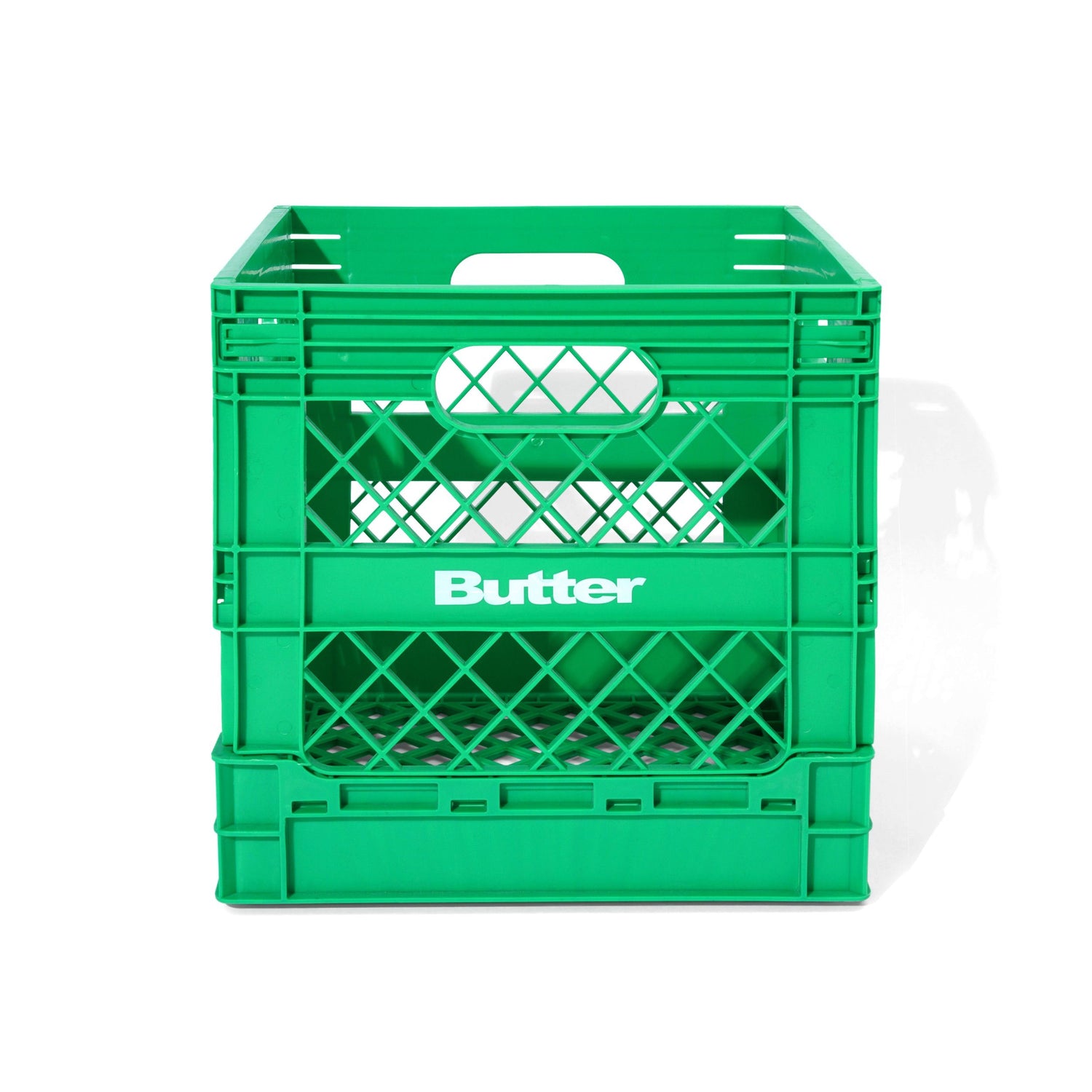 Collapsable Record Crate, Green