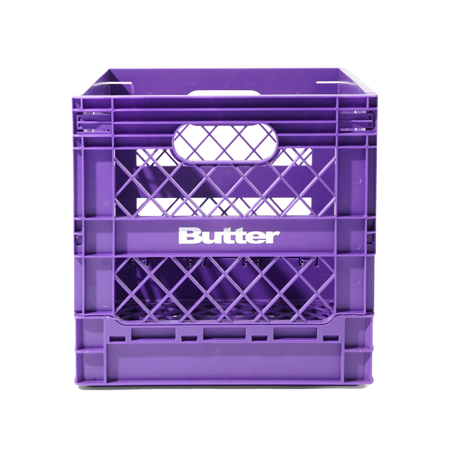 Collapsable Record Crate, Purple
