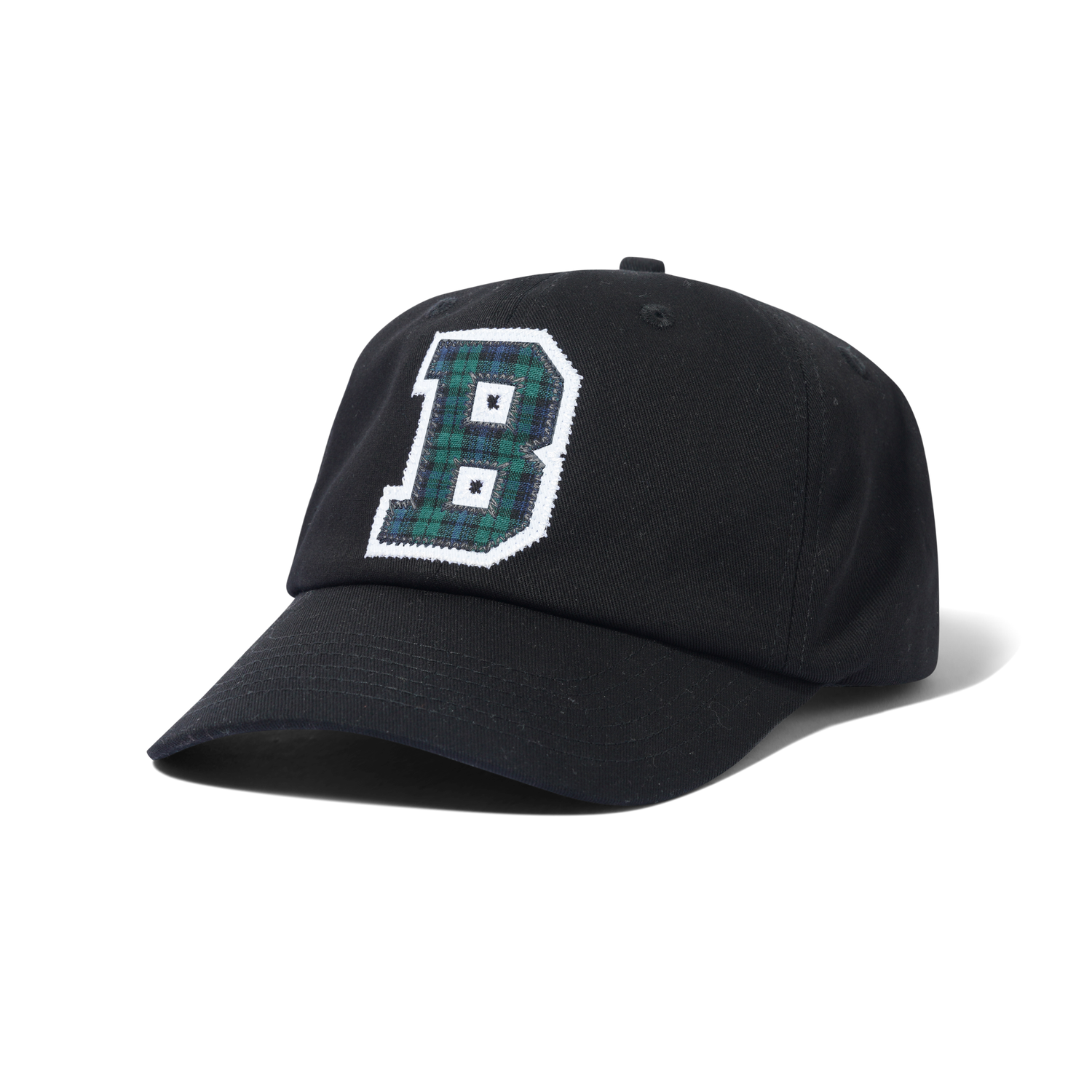 Collegiate 6 Panel Cap, Black