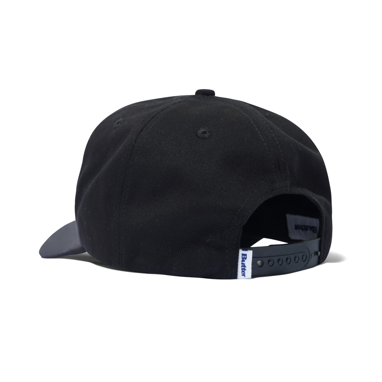 Collegiate 6 Panel Cap, Black