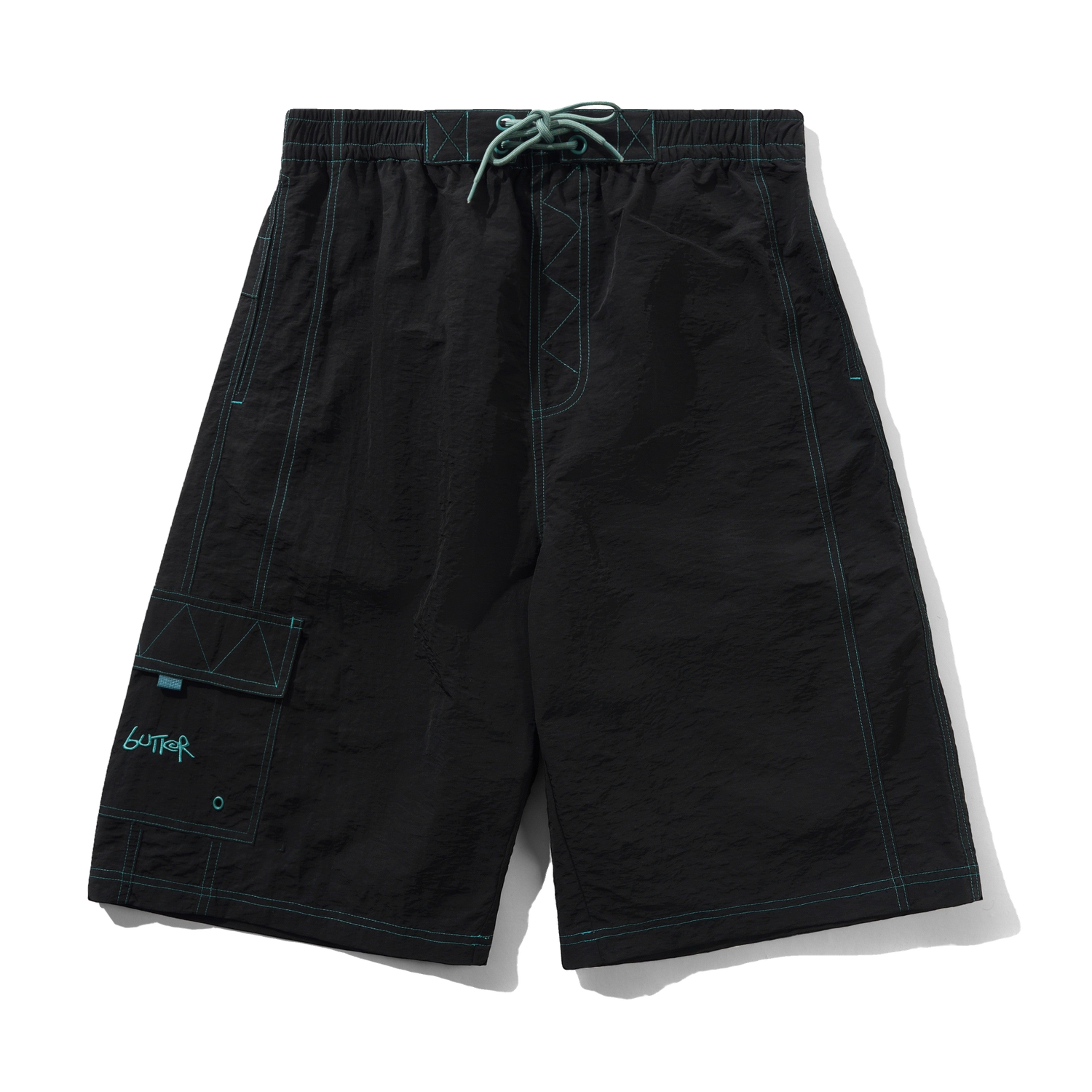 Contrast Boardshorts, Black