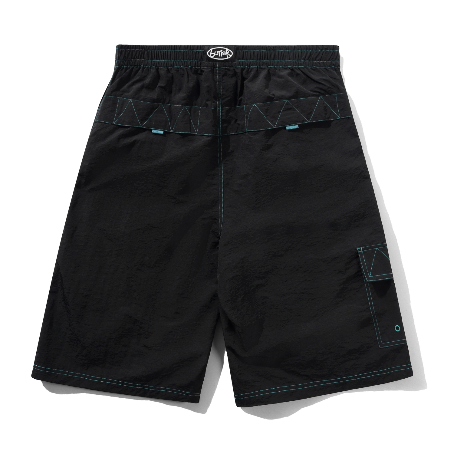 Contrast Boardshorts, Black
