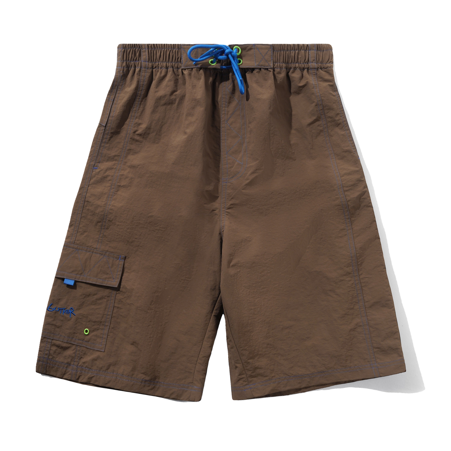 Contrast Boardshorts, Brown