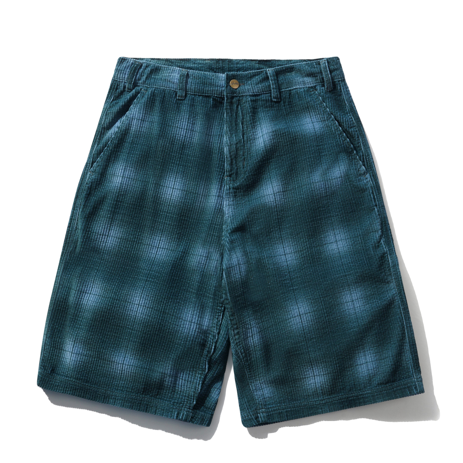 Cord Work Shorts, Blue Plaid – Butter Goods