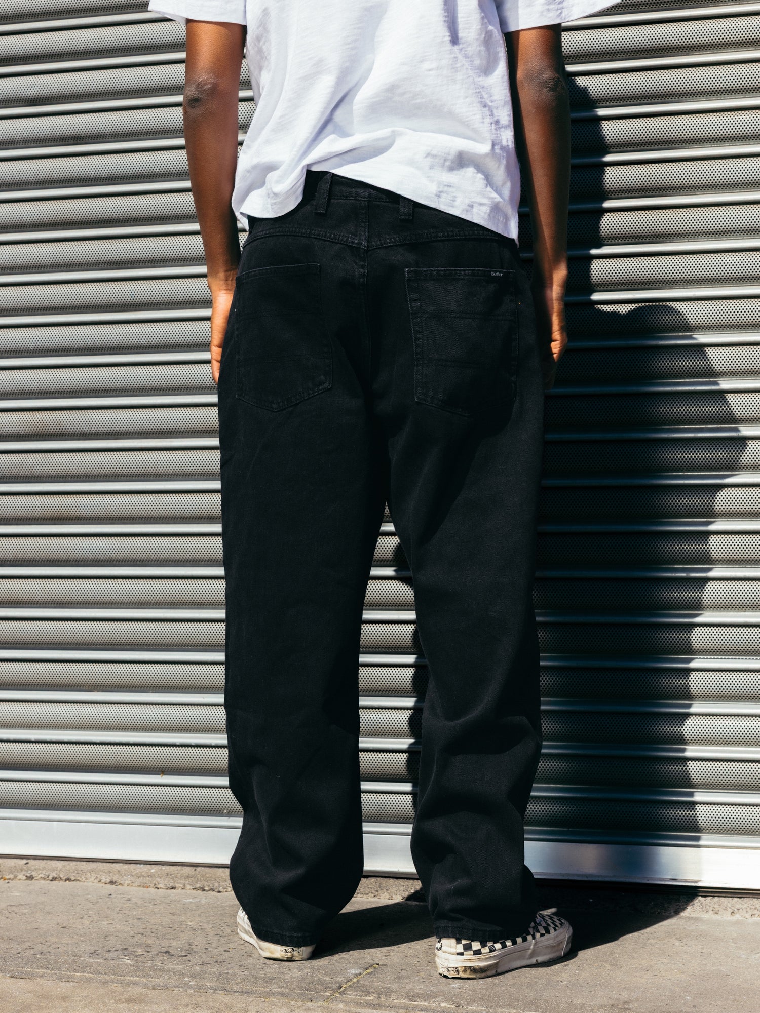Baggy Denim Jeans, Grey Wash