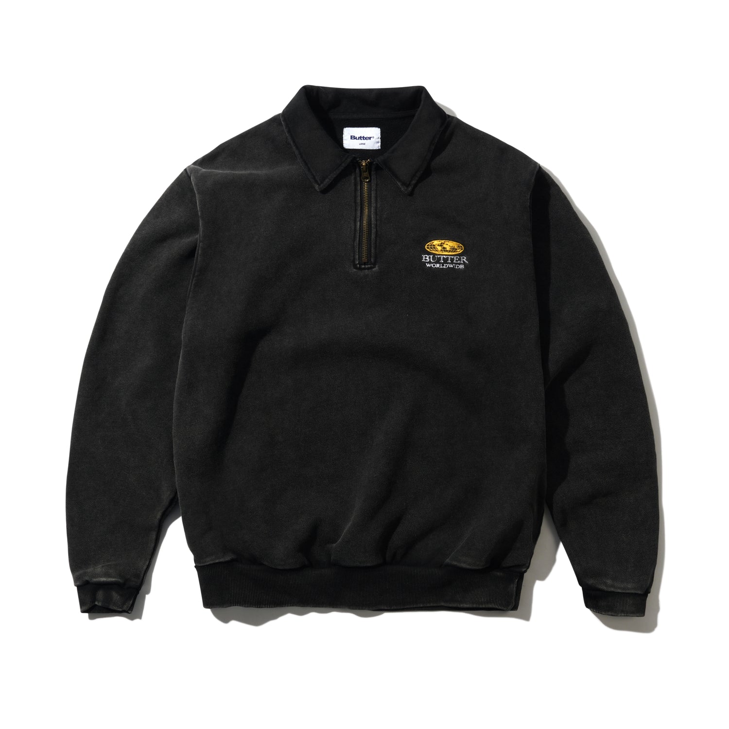 Corp 1/4 Zip Pullover, Black