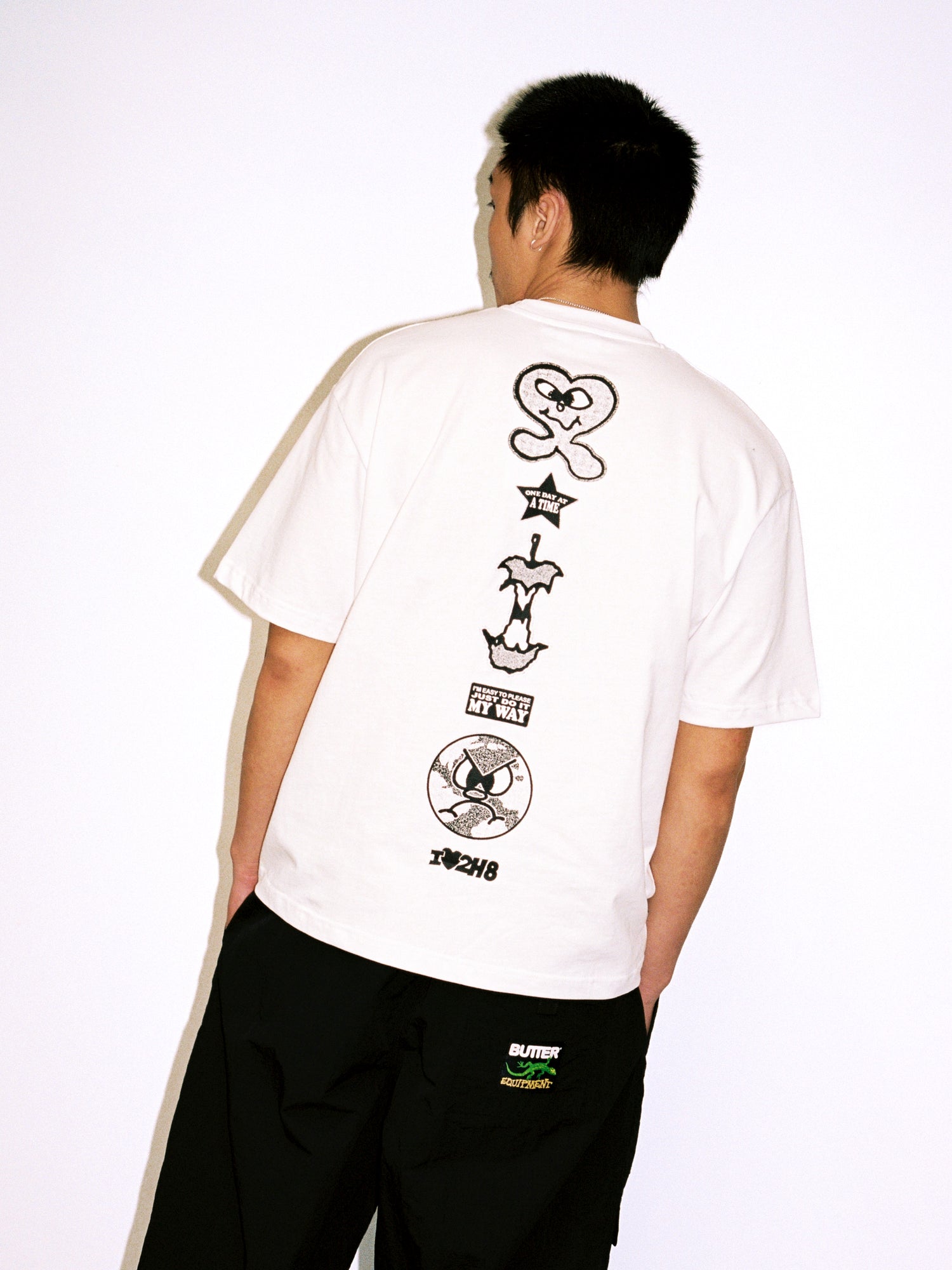 Pins Tee, White