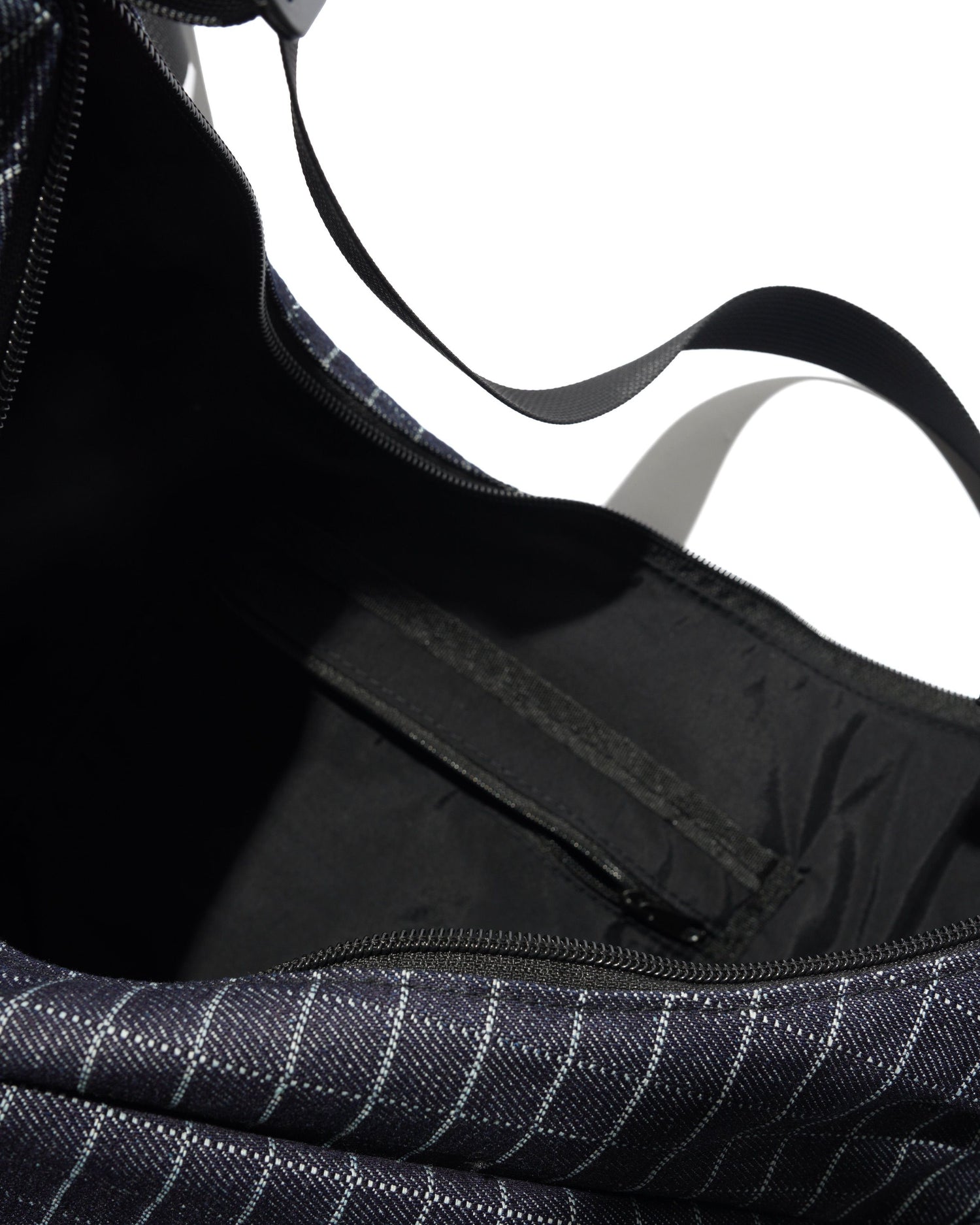 Crossbody Bag, Grid Denim