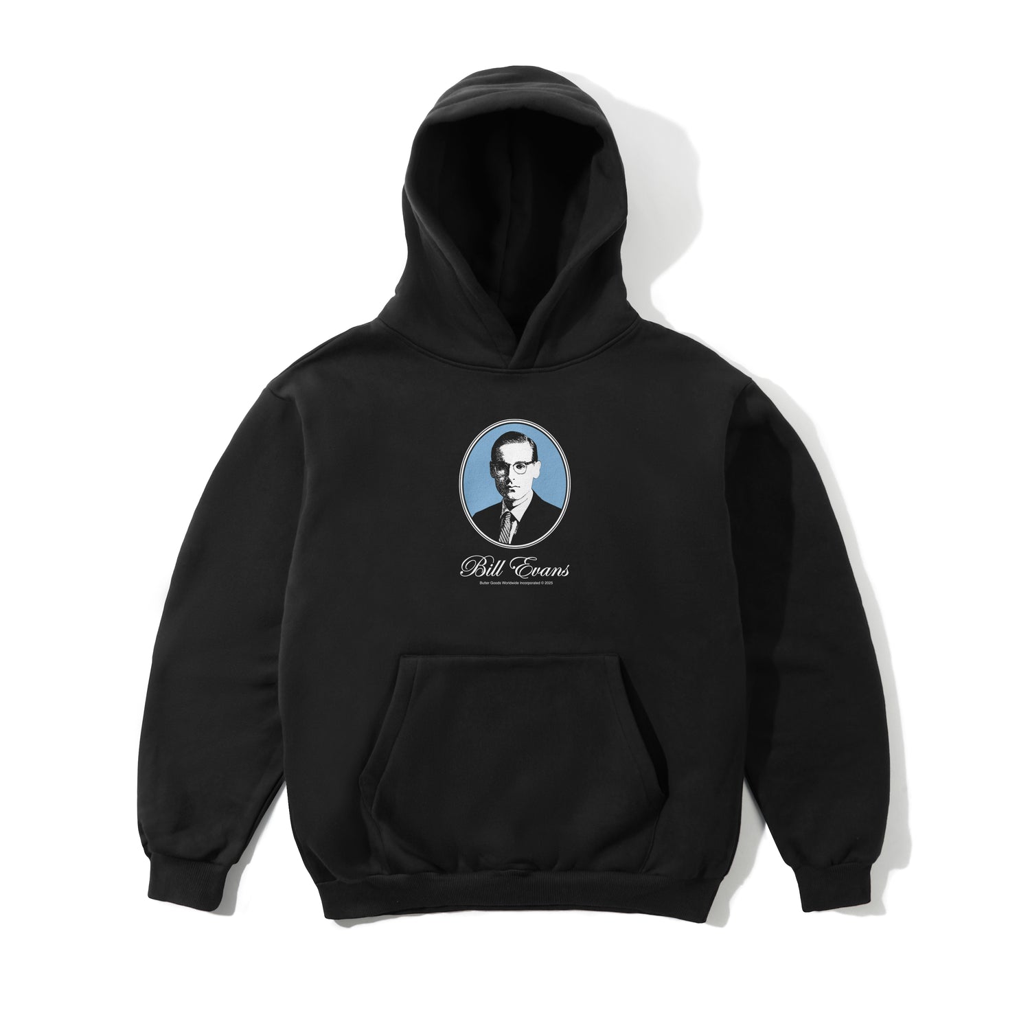 Crystal Notes Pullover Hood, Black