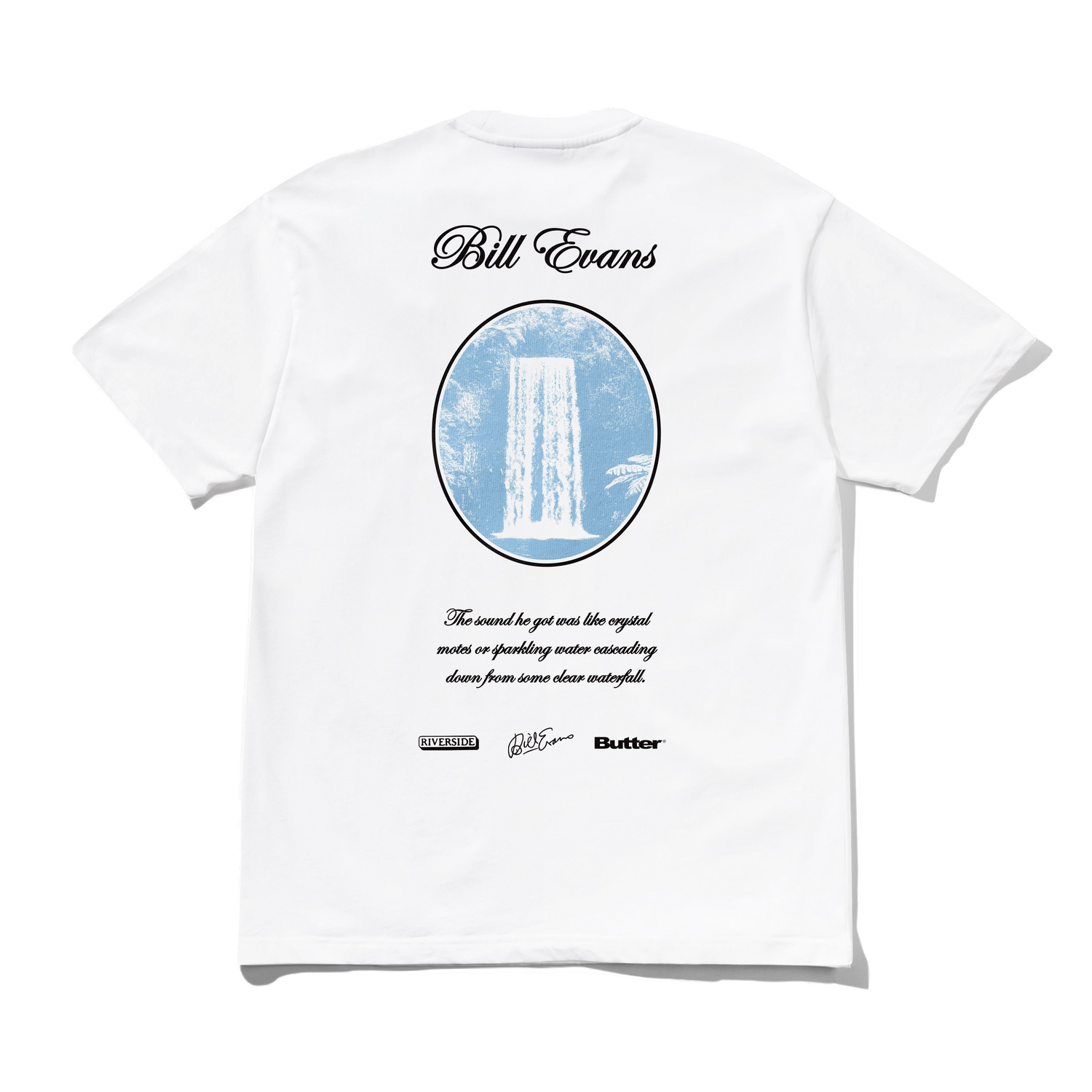 Crystal Notes Tee, White