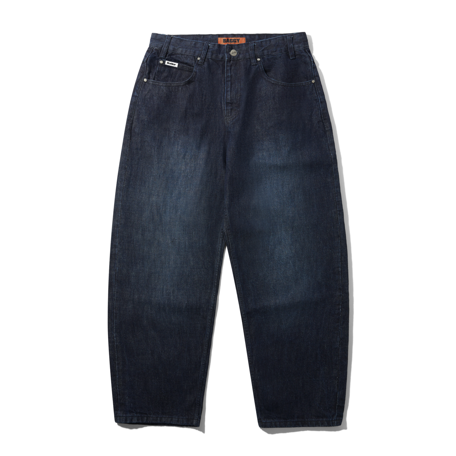 Baggy Denim Jeans, Distressed Selvedge