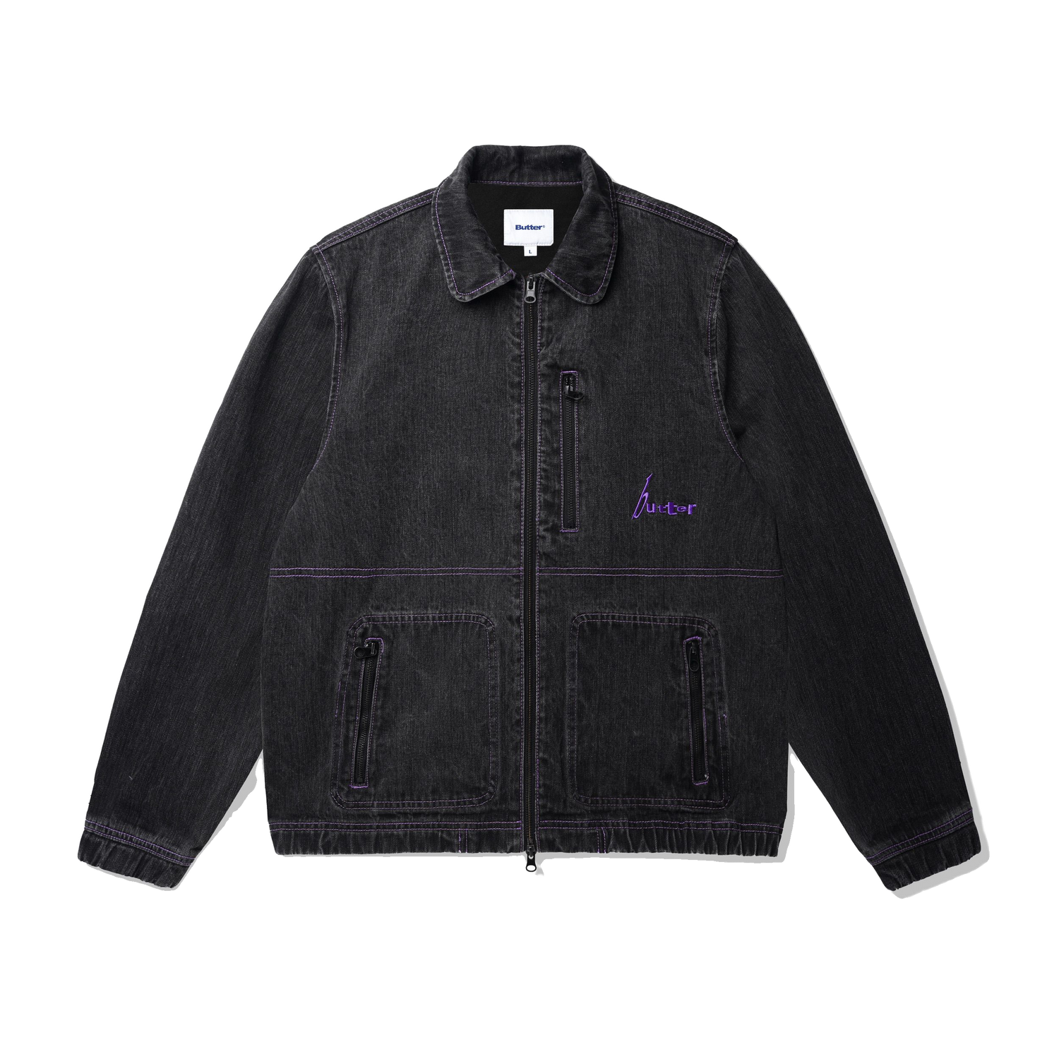 Device Denim Jacket, Washed Grey