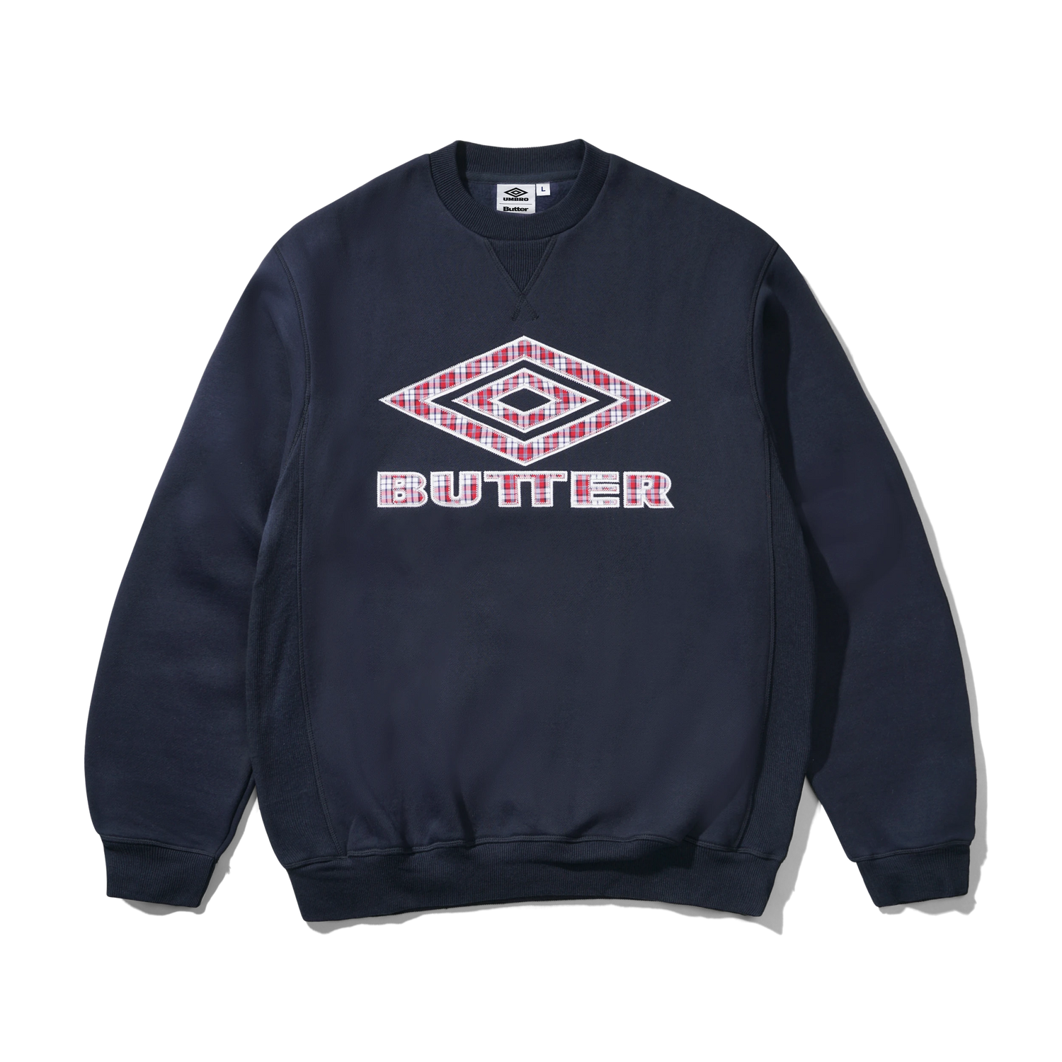 Diamond Applique Crewneck, Navy