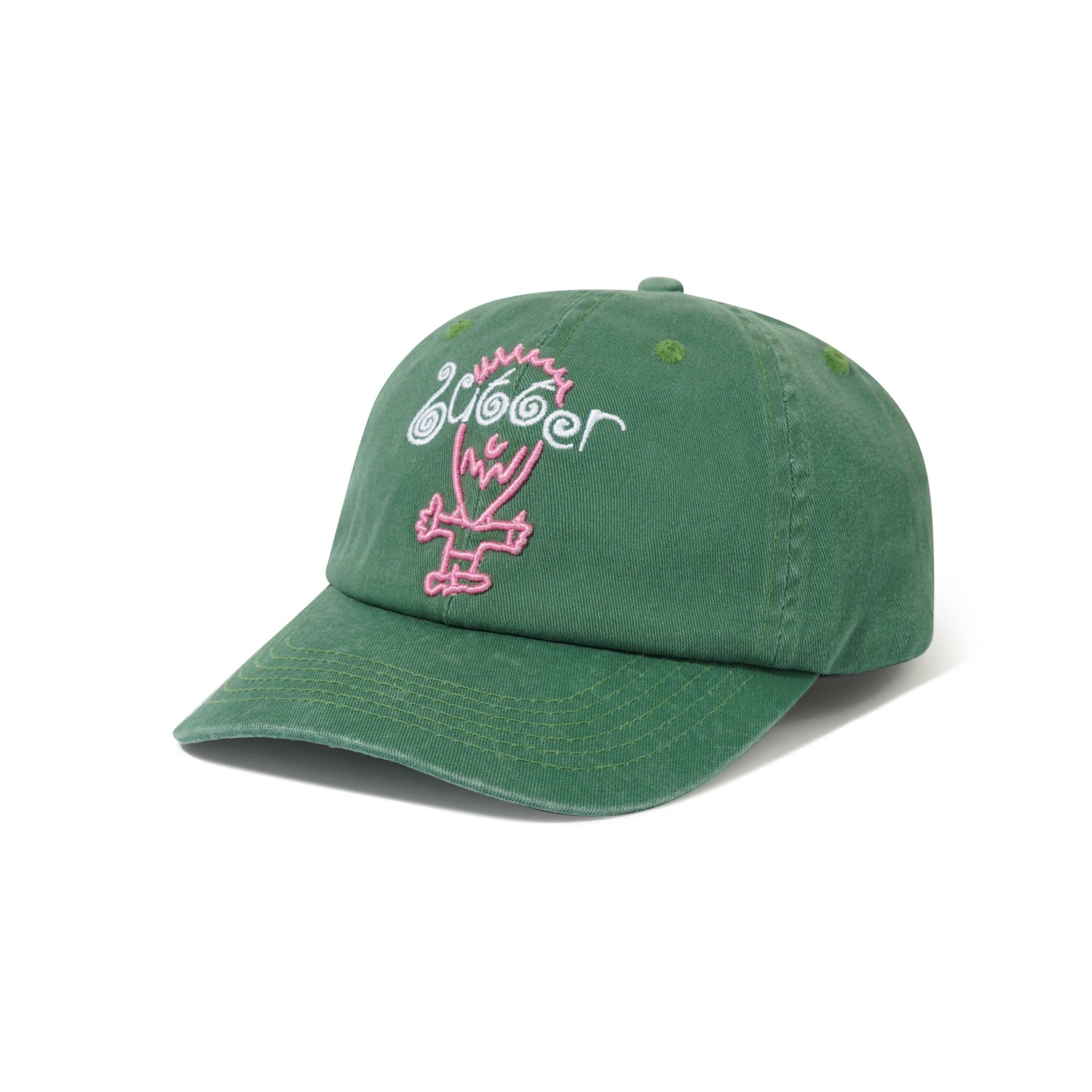 Dizzy 6 Panel Cap, Pine