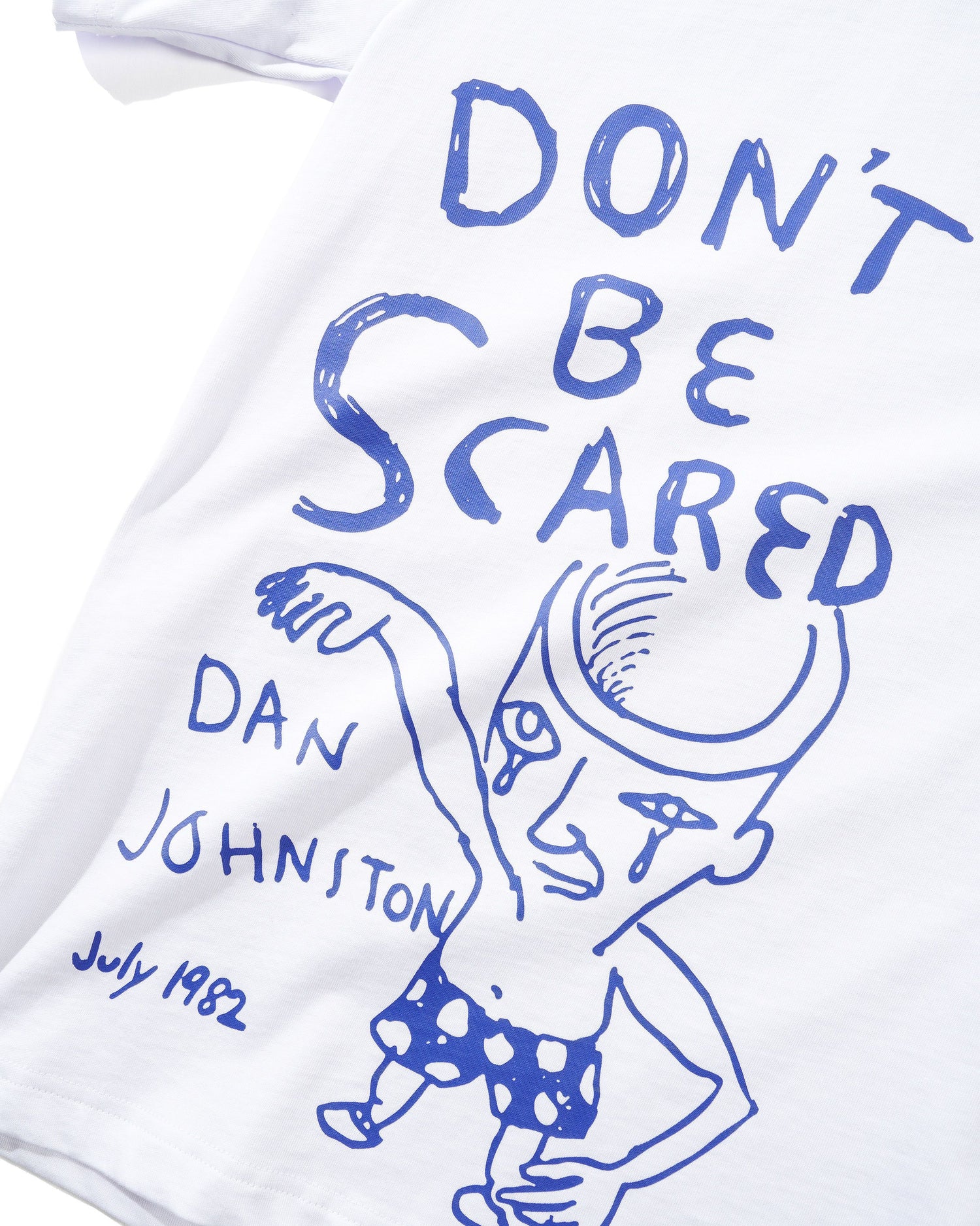 Don't Be Scared Tee, White