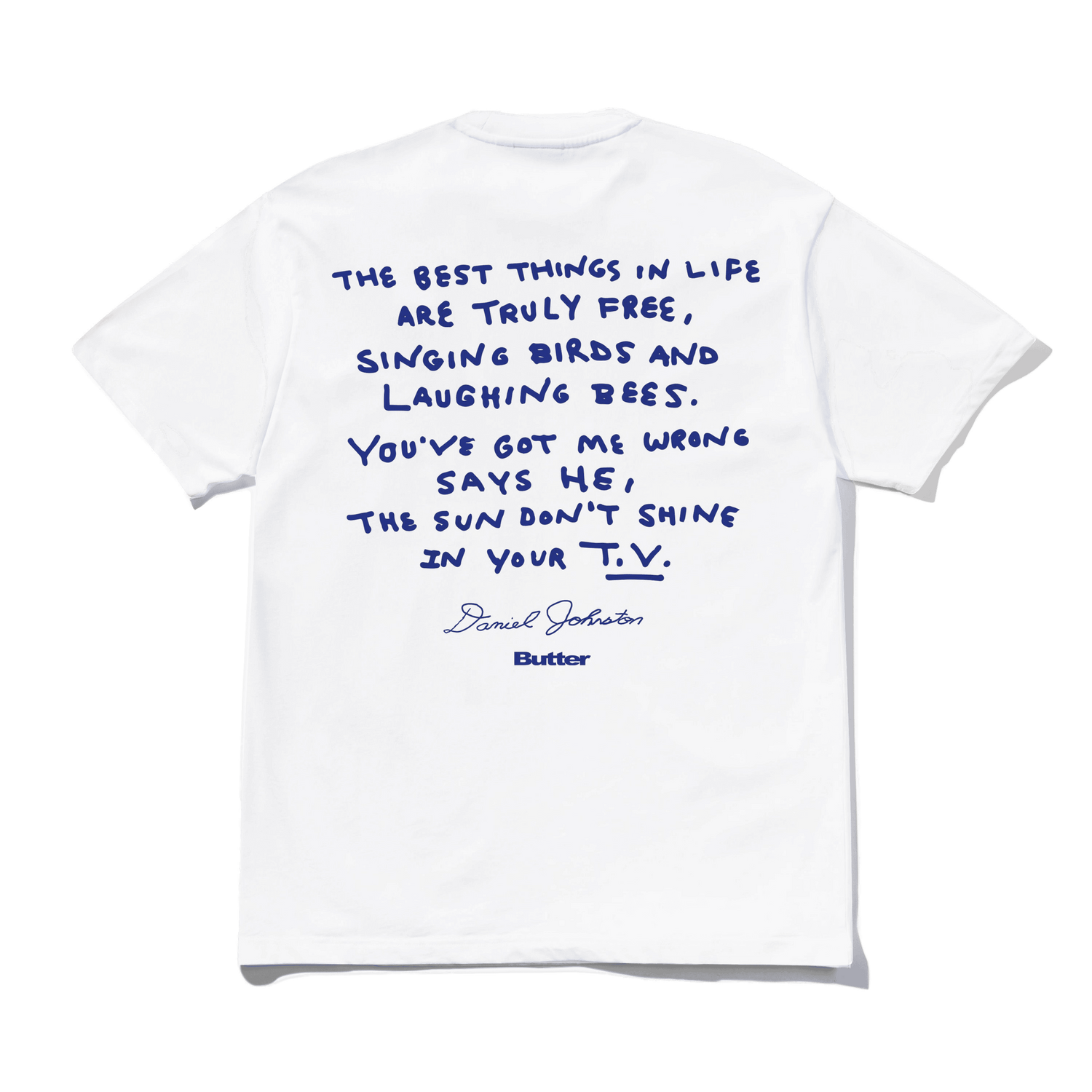 Don't Be Scared Tee, White