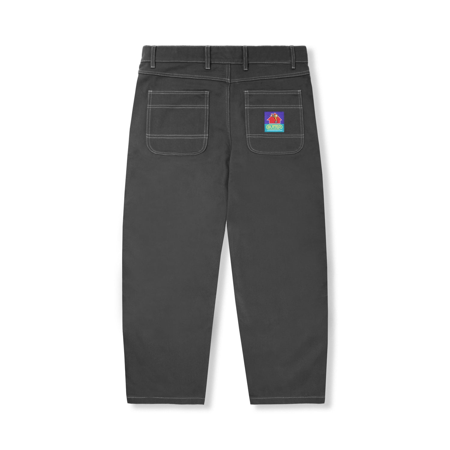 Work Double Knee Pants, Charcoal