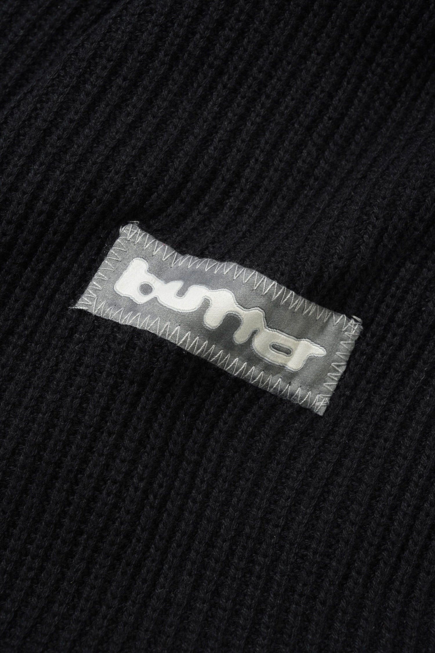 Dougie Knit Zip-Thru Hood, Black