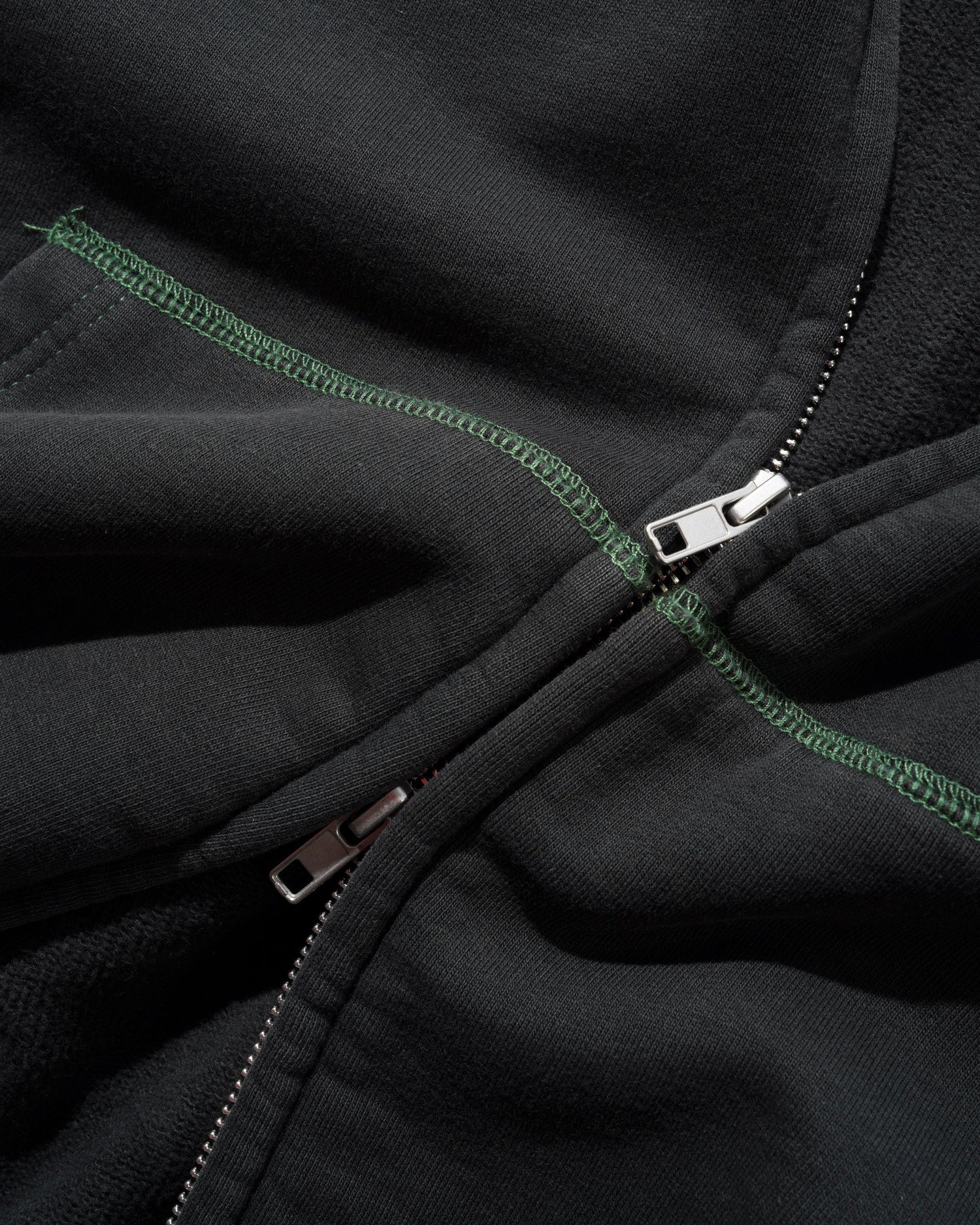 Drummer Zip-Thru Hood, Washed Black