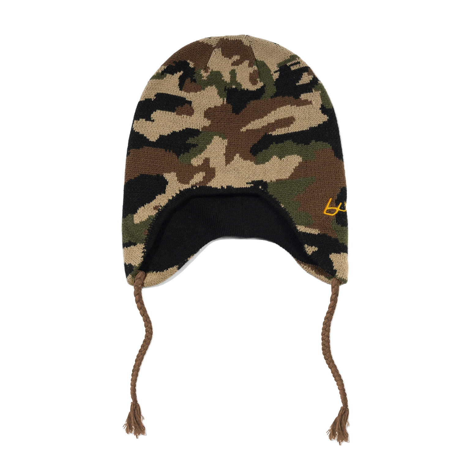 Earflap Beanie, Woodland Camo