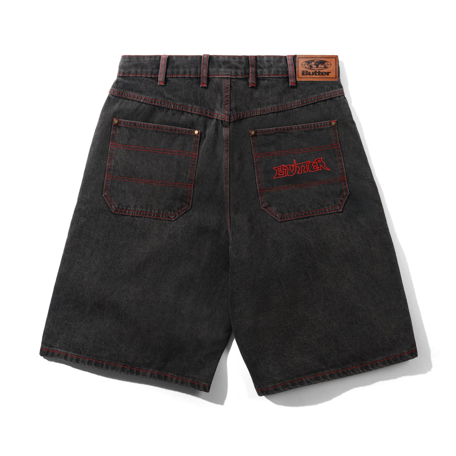 Encounter Denim Shorts, Tinted Washed Black