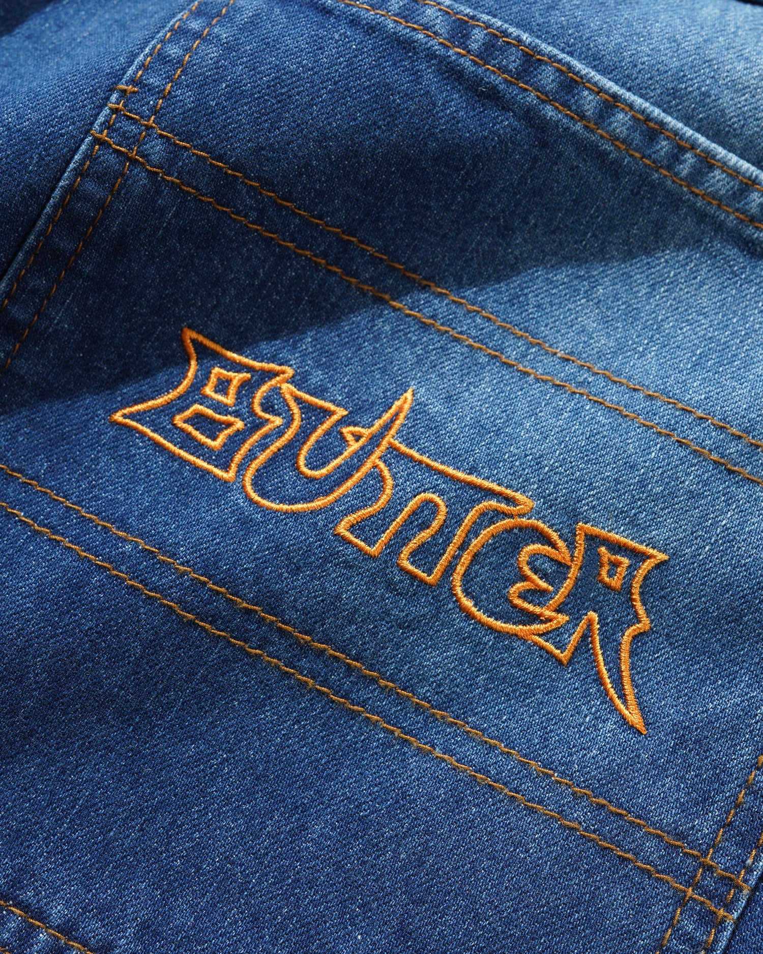 Encounter Denim Shorts, Washed Slub Blue