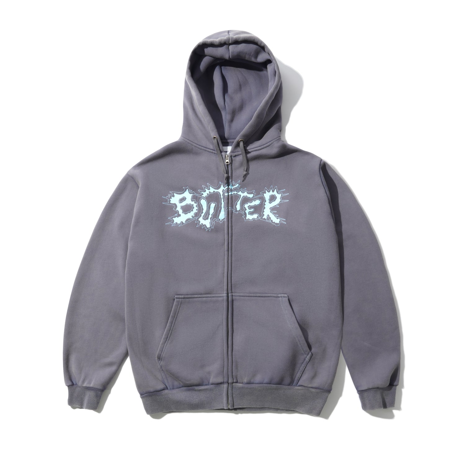 Eruption Zip-Thru Hood, Denim