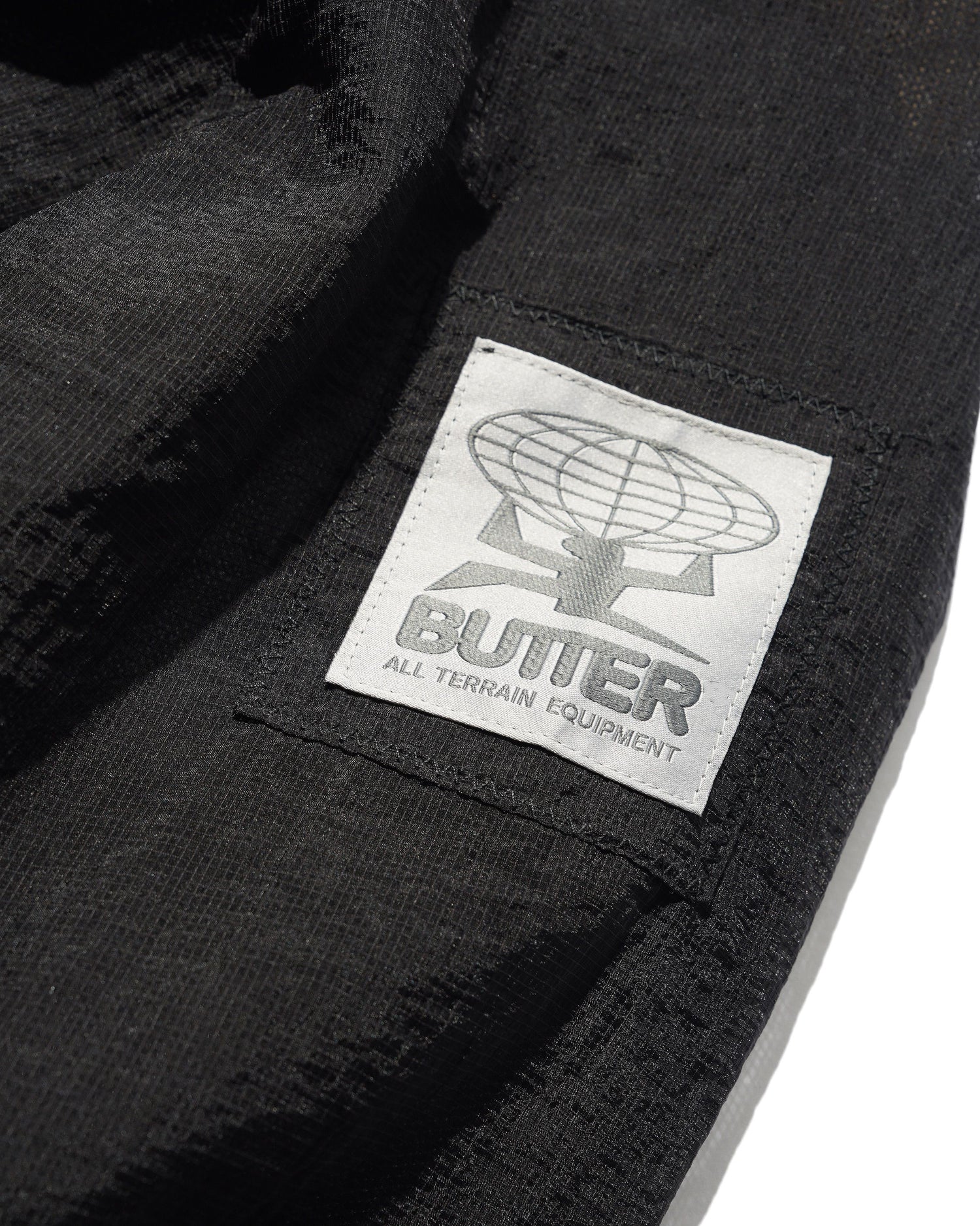 Fine Mesh Anorak, Black