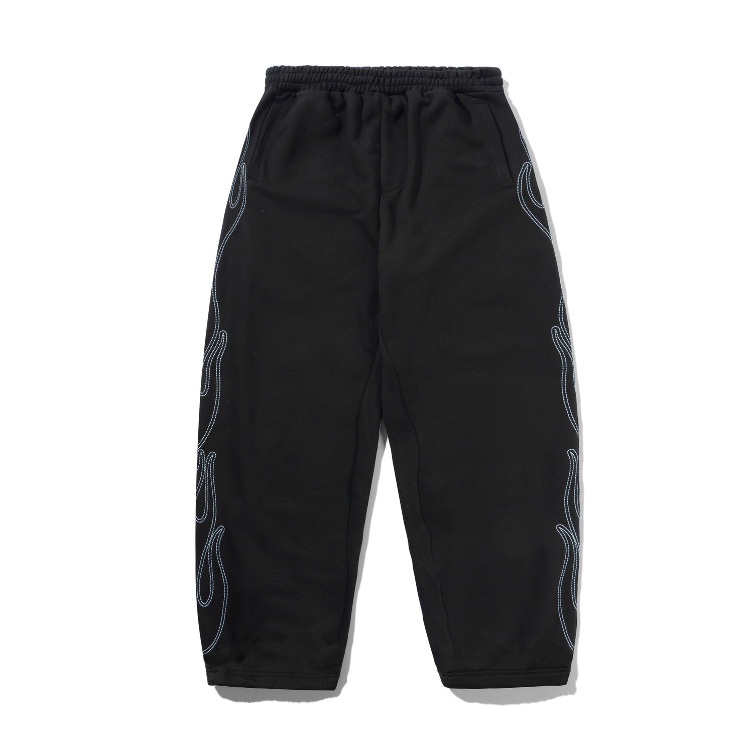 Flame Fleece Pants, Black