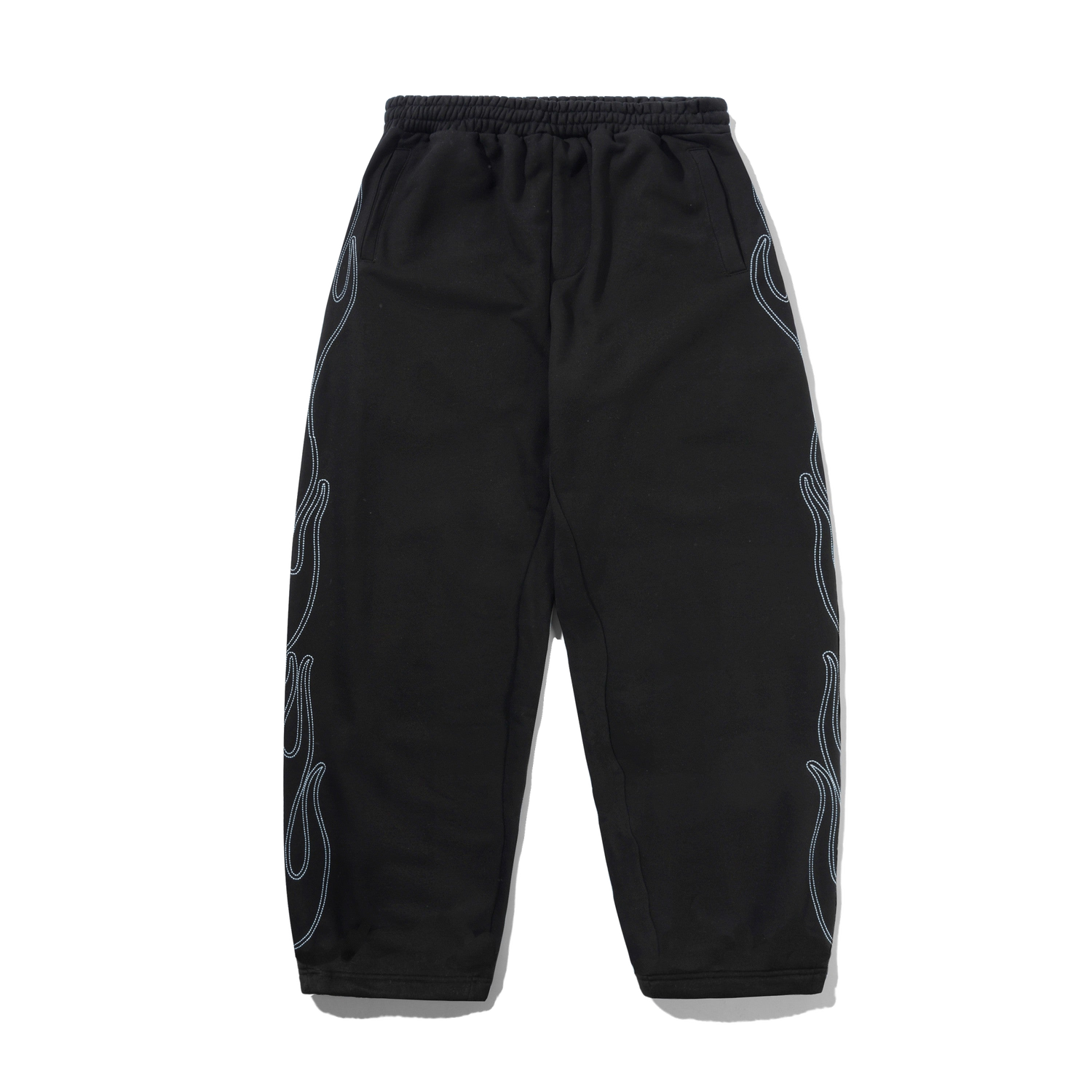 Flame Fleece Pants, Black
