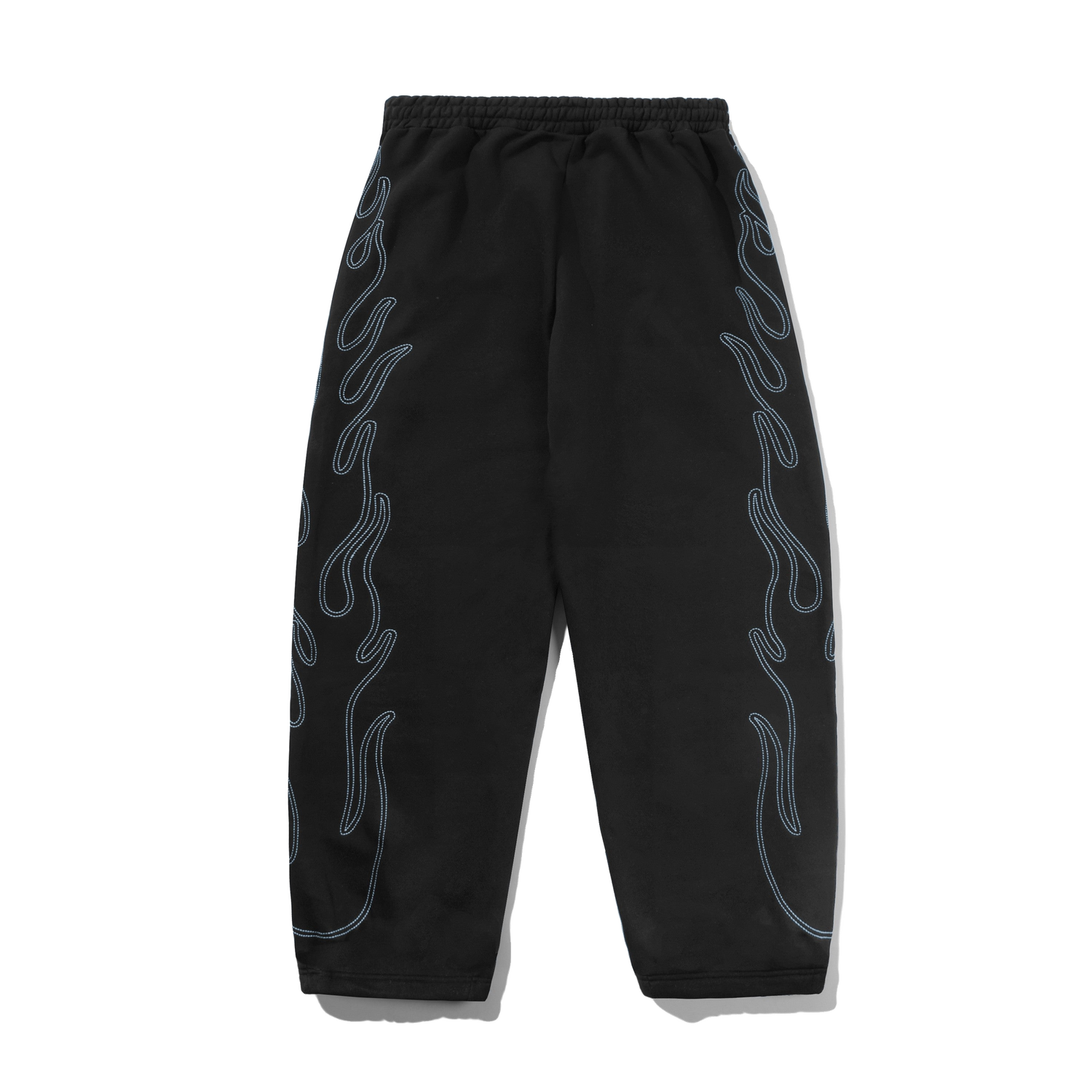 Flame Fleece Pants, Black