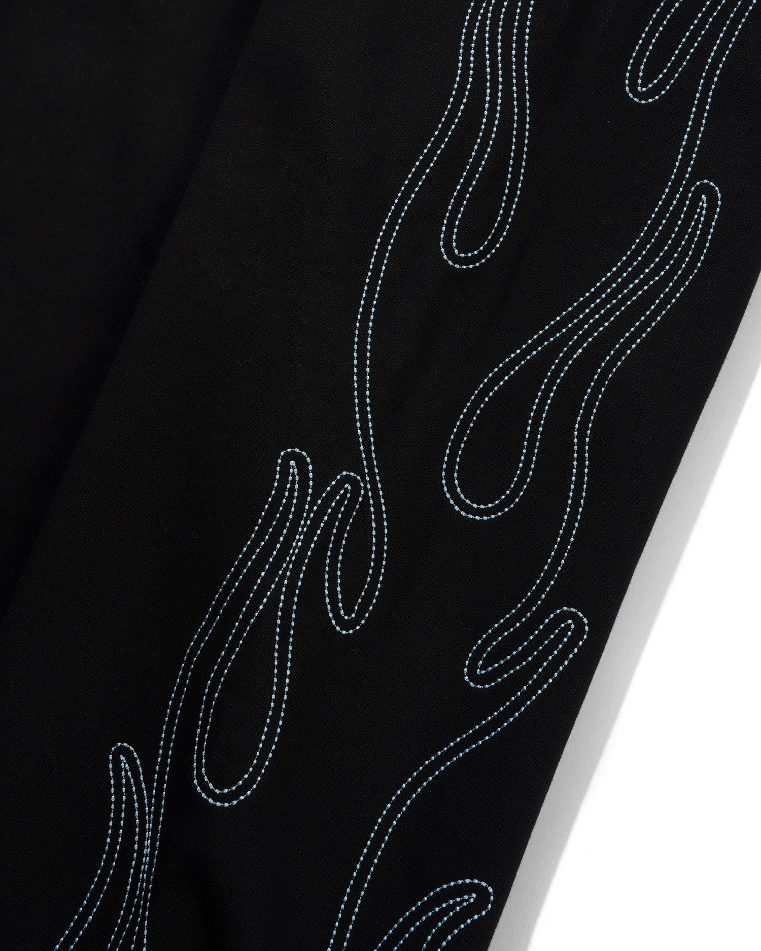 Flame Fleece Pants, Black