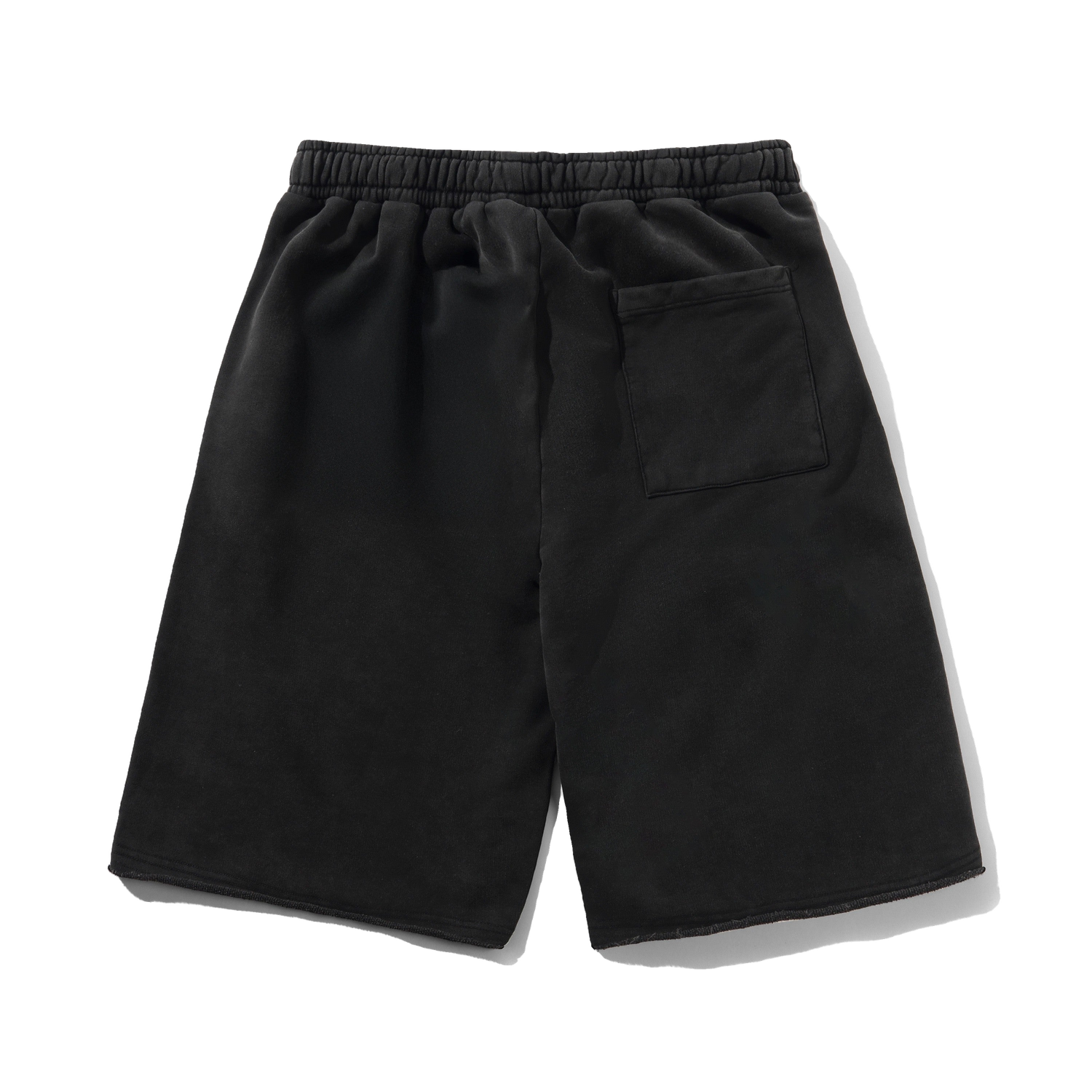 Fleece Shorts, Washed Black