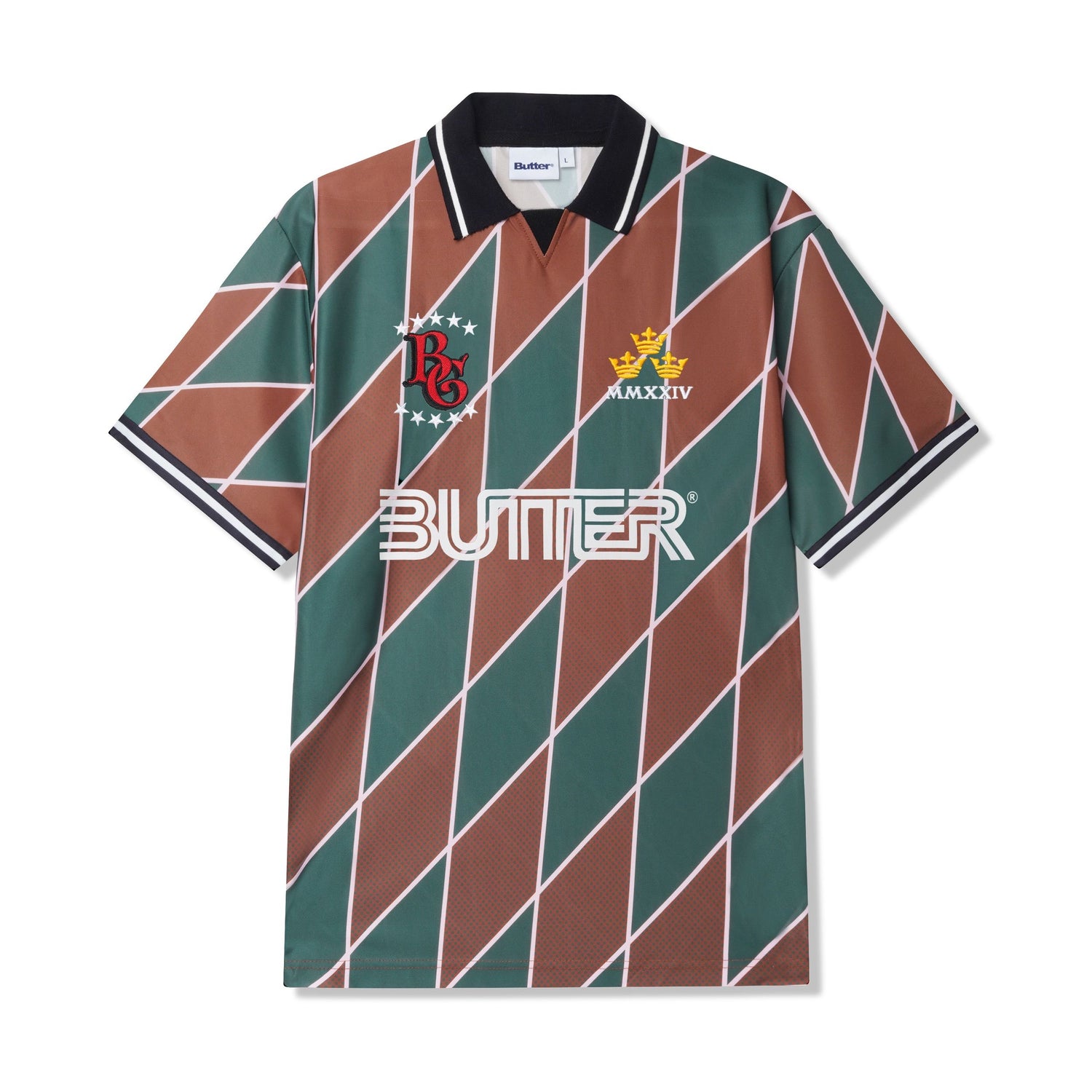 Football Jersey, Green / Brown