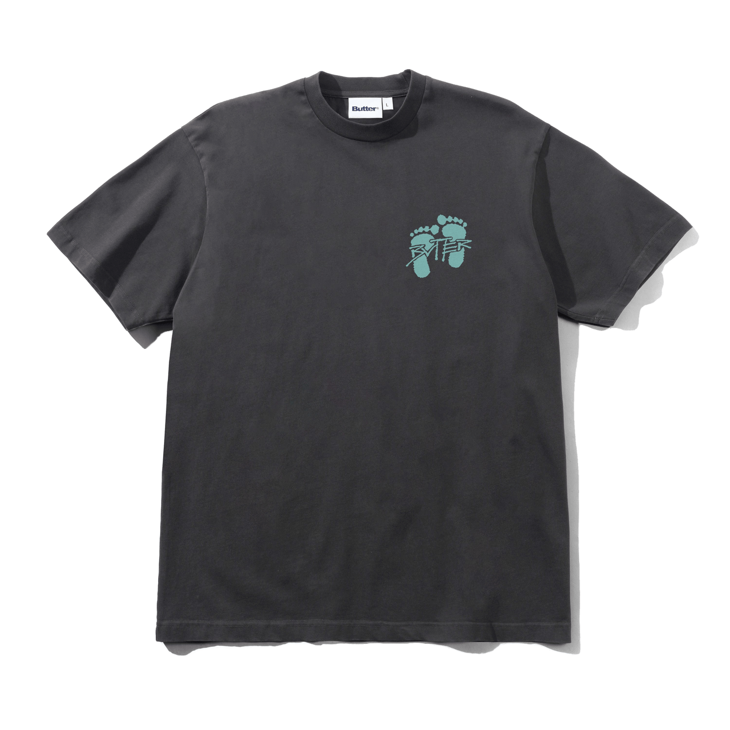 Footprints Tee, Black
