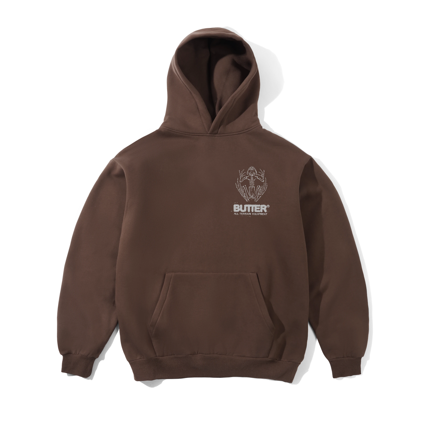 Fossil Pullover Hood, Brown