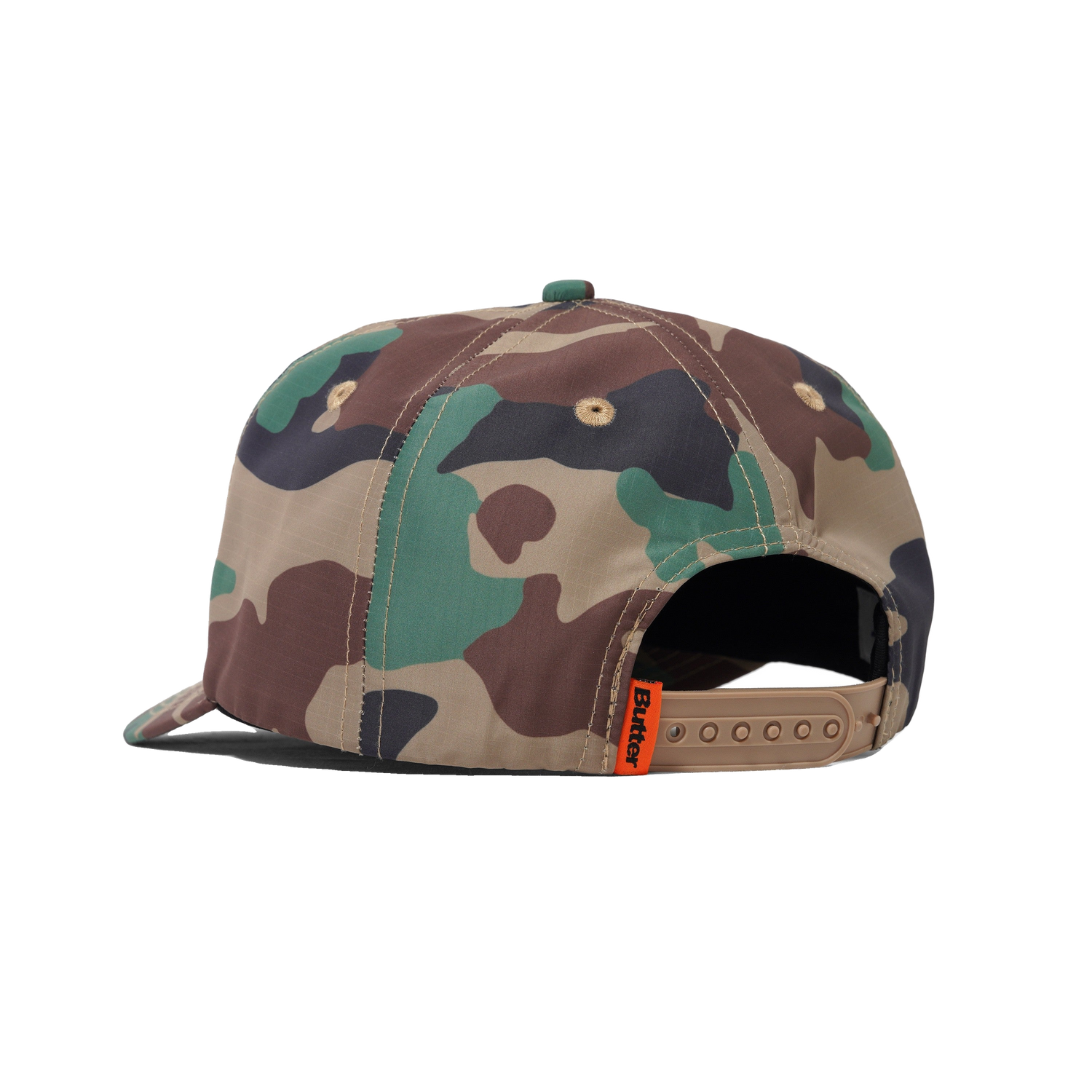 Glint Snapback Cap, Woodland Camo