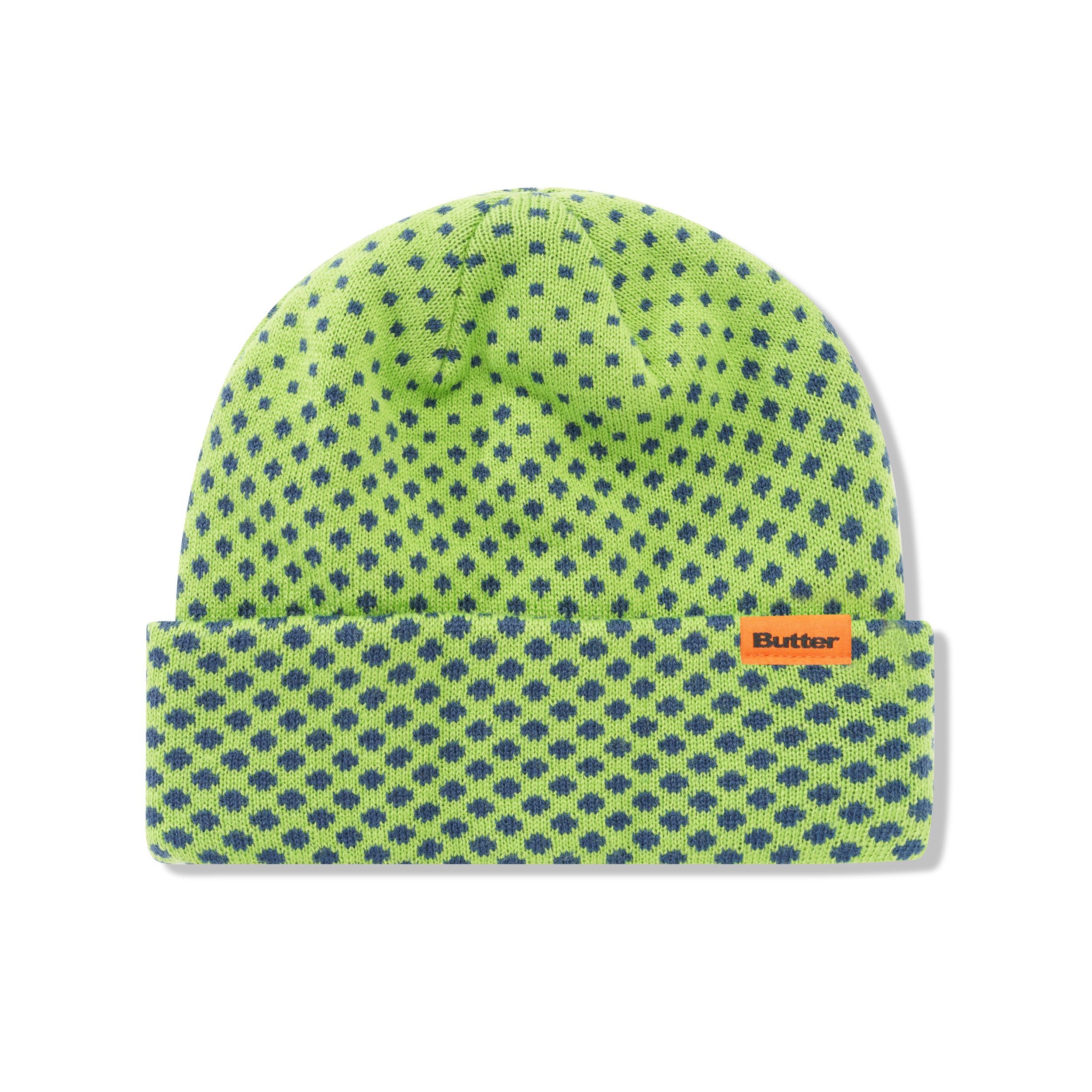 【BUTTER GOODS】 Halftone Cuff Beanie Green butter-goods-halftone-cuff-