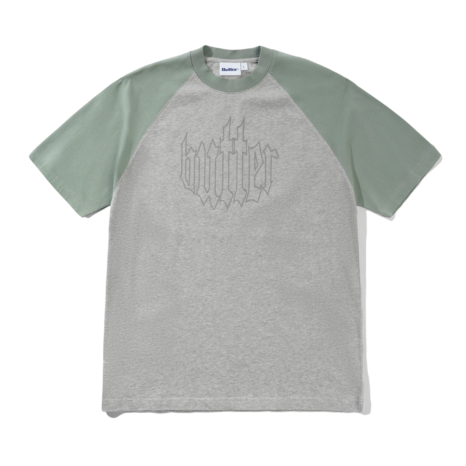 Harvest Raglan Tee, Mint / Heather