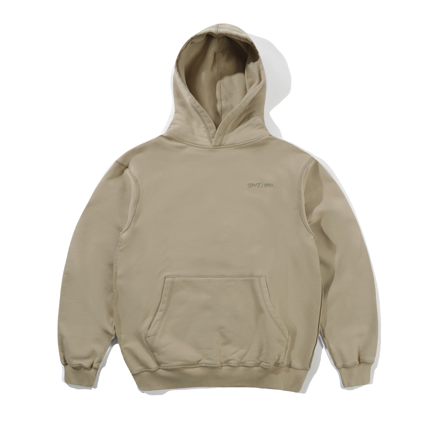 Inside Out Pullover Hood, Washed Oat