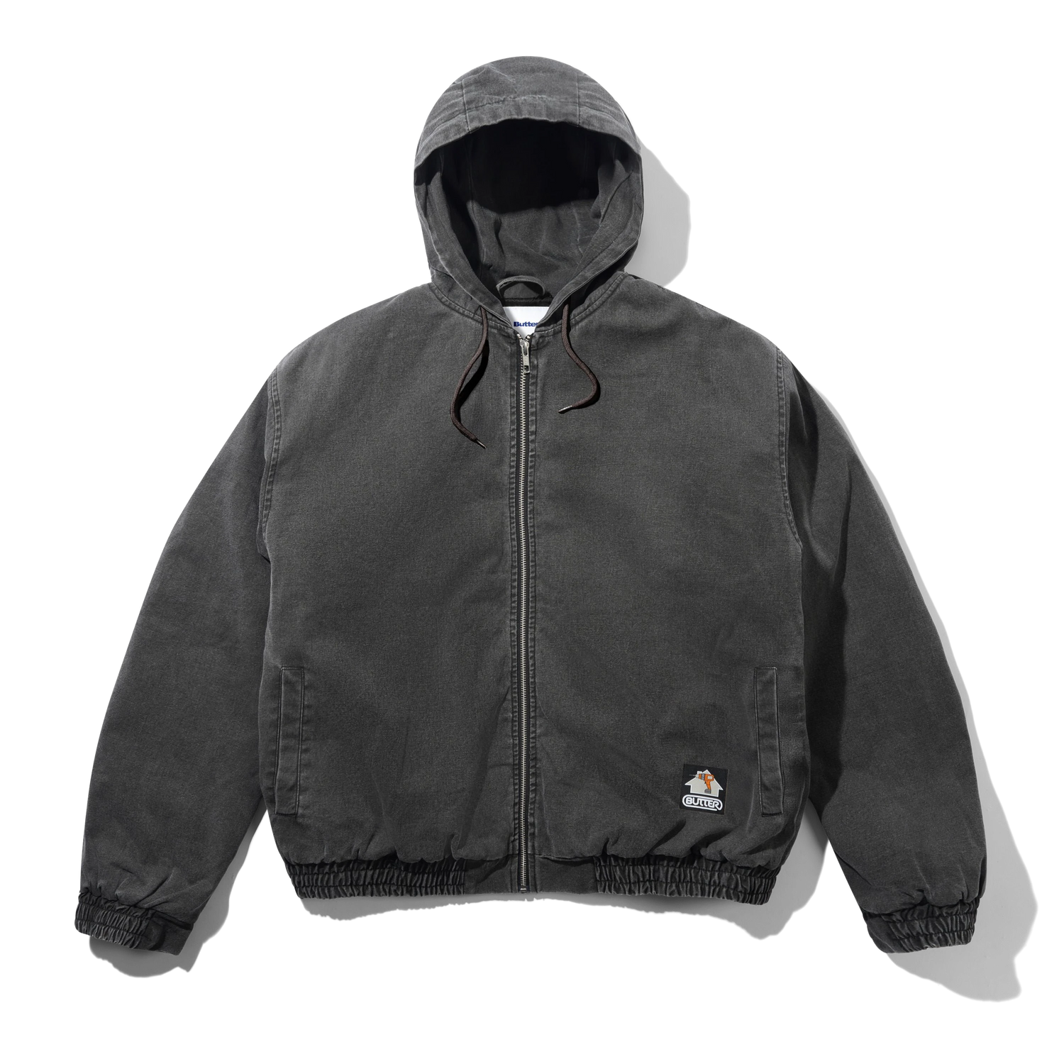 Insulated Work Jacket, Washed Black