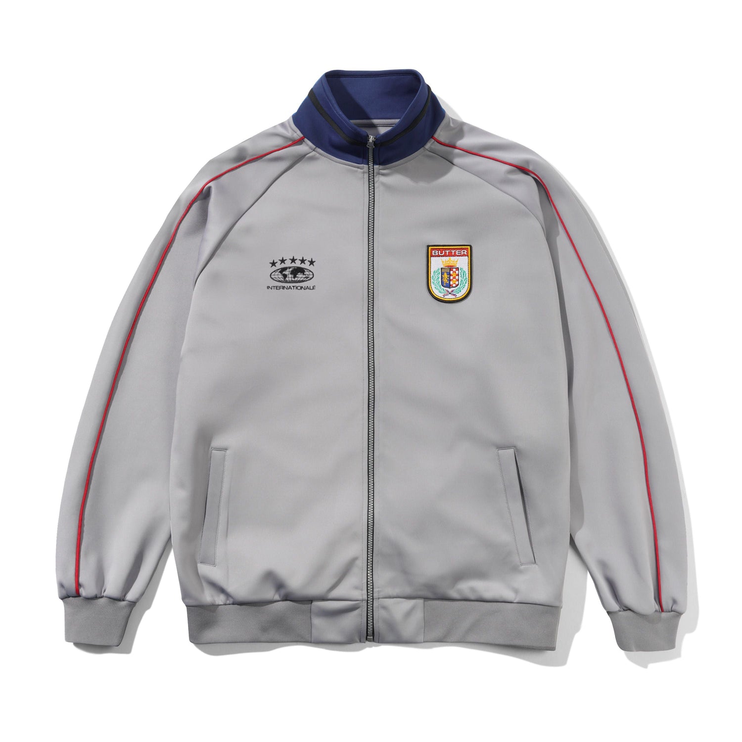 Internationale Track Jacket, Grey