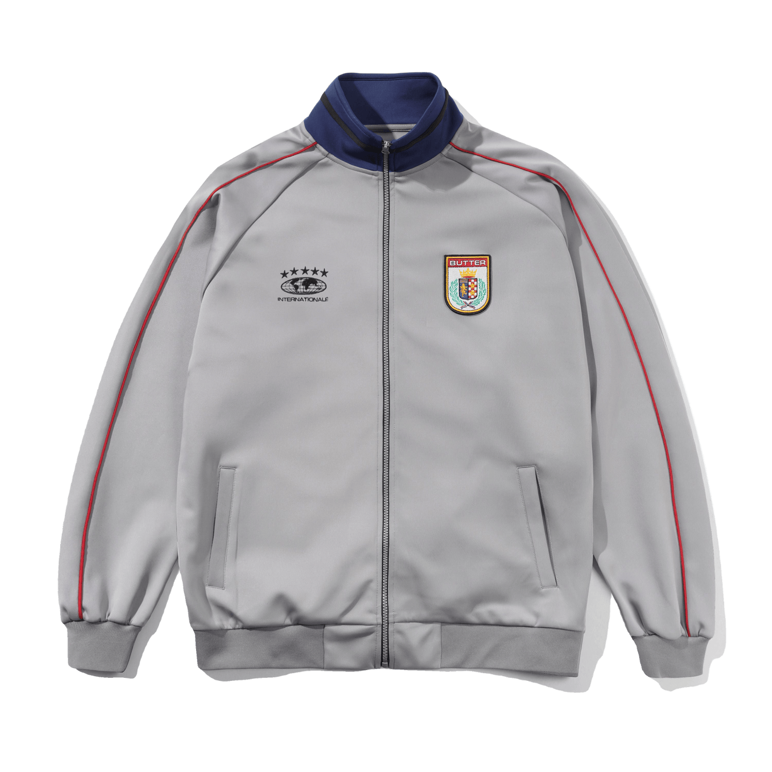 Internationale Track Jacket, Grey