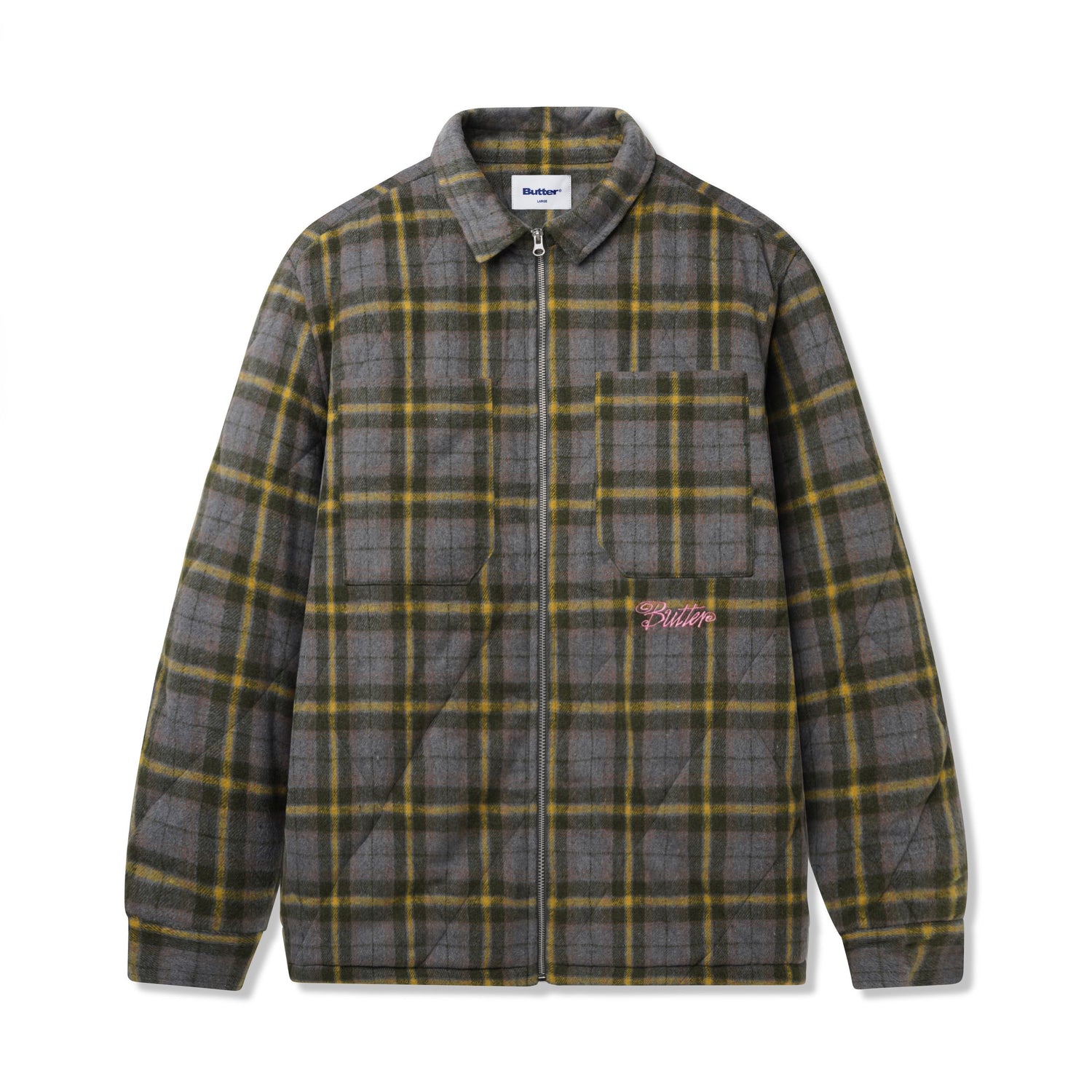 Jive Flannel Jacket, Grey