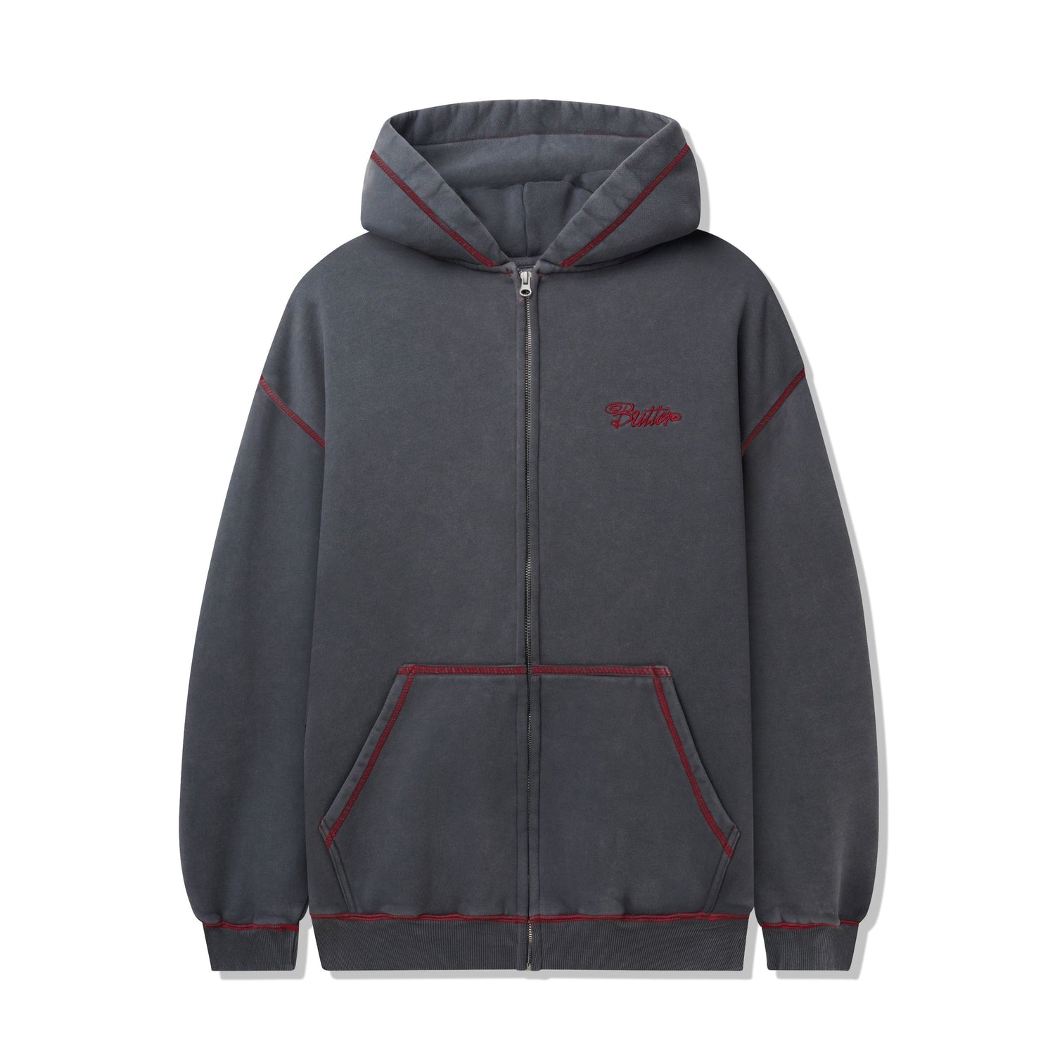 Jive Zip-Thru Hood, Washed Black